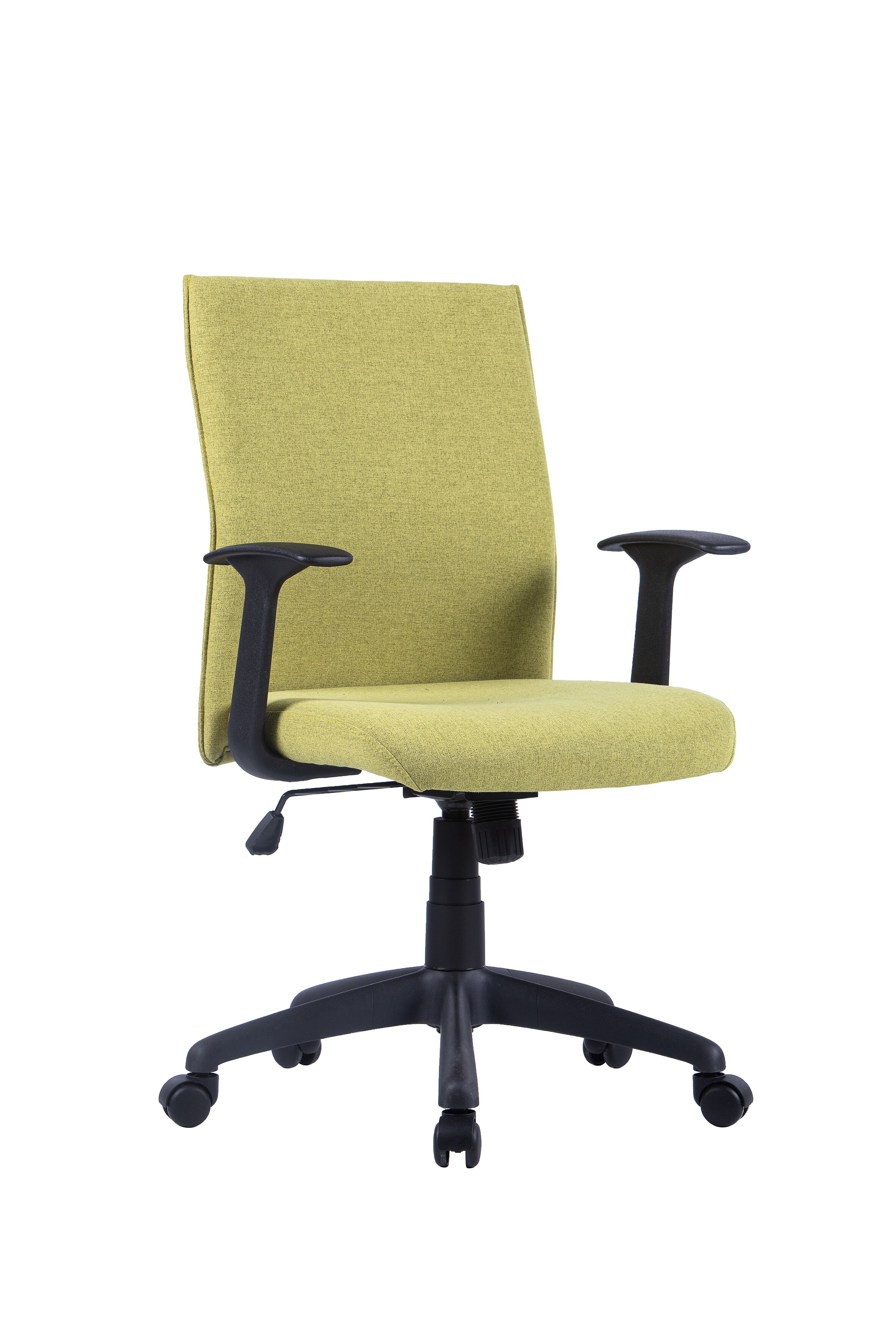 byLIVING B&uuml;rostuhl ROCKET, Webstoffbezug gr&uuml;n, Kunststoff schwarz 