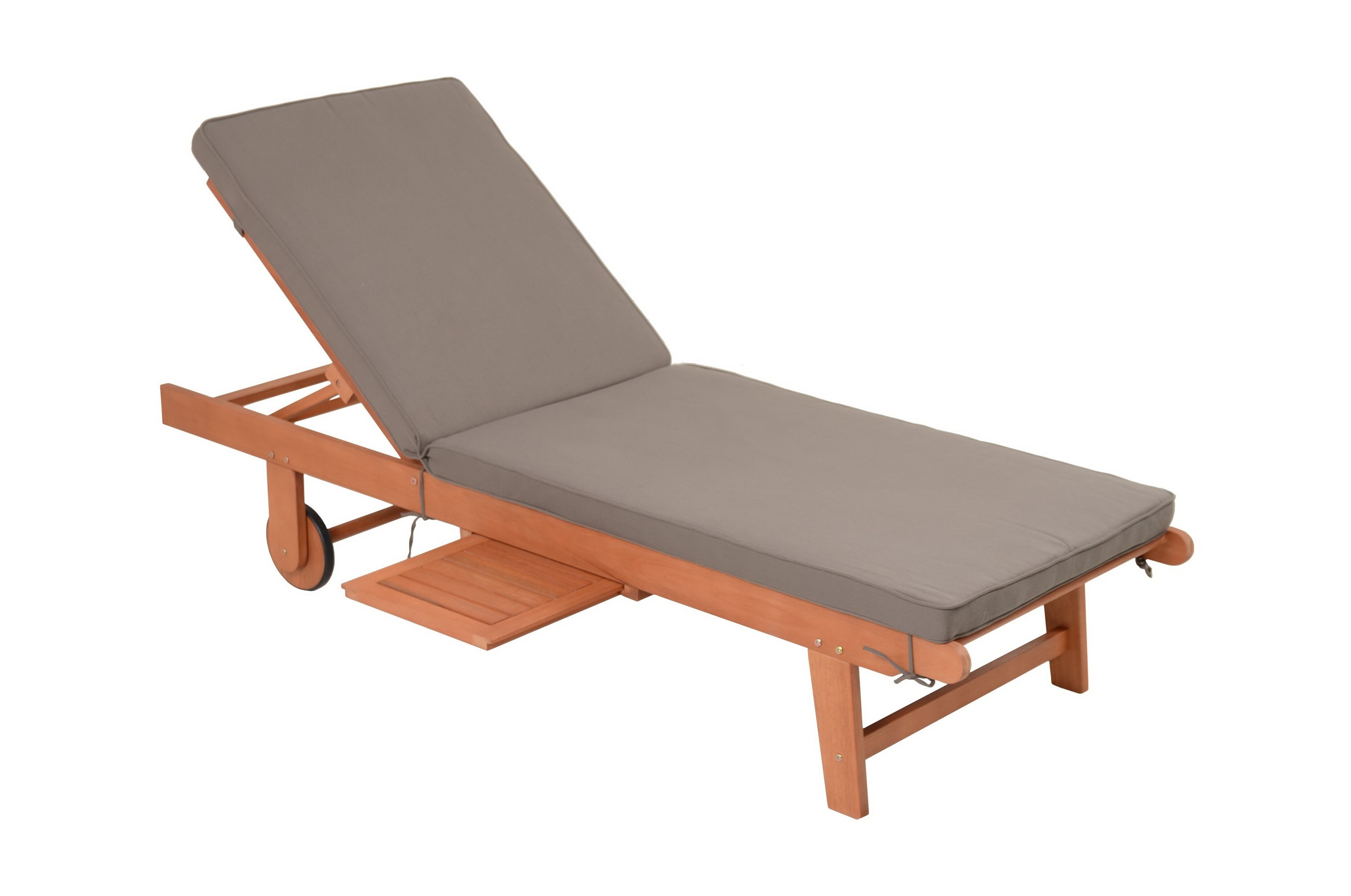 Sonnenliege SAN DIEGO, braun, inkl. Auflage 