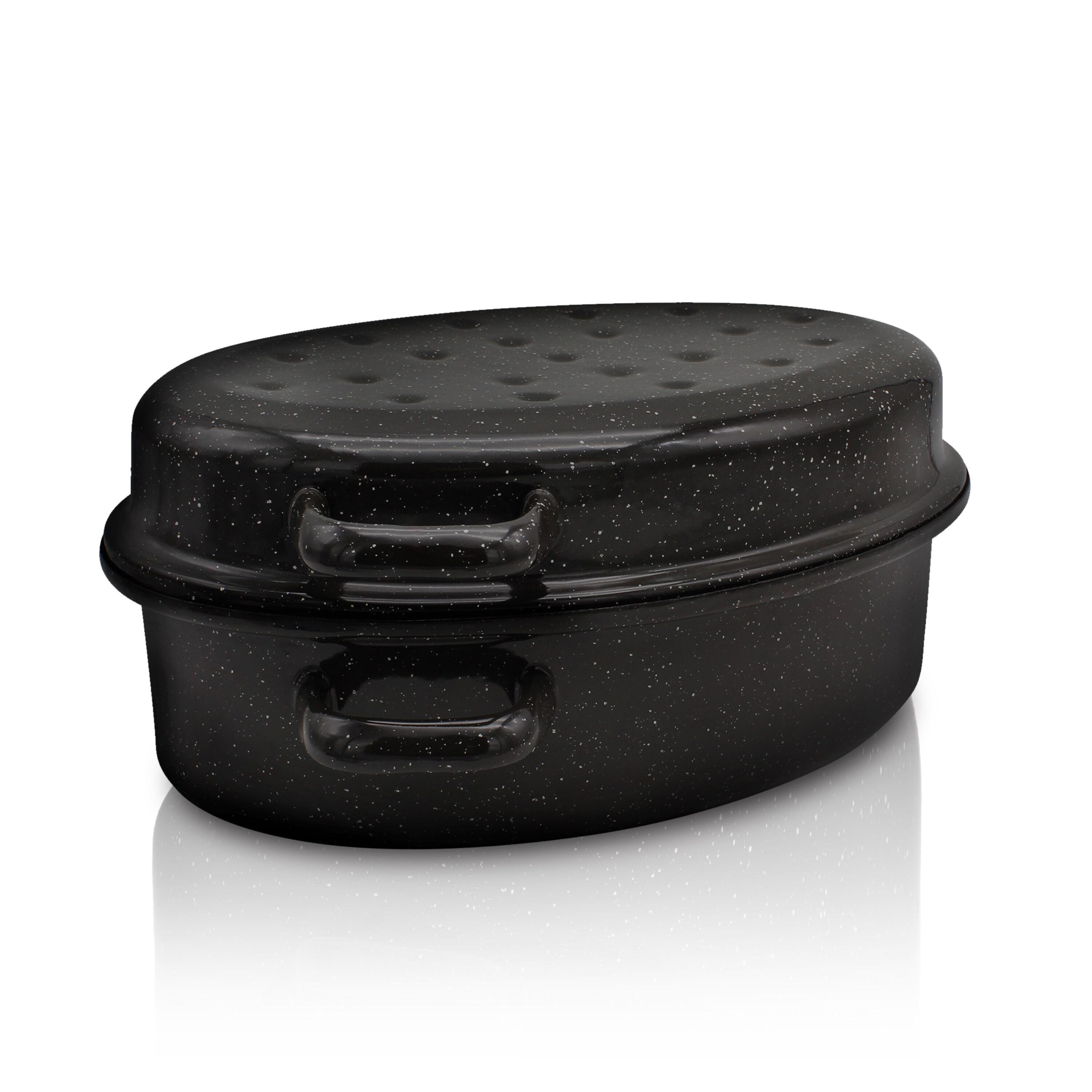 Gansbr&auml;ter em. mit Tropfdeckel, 34 x 24,5 x 10 cm, Inh. 4,5 l 