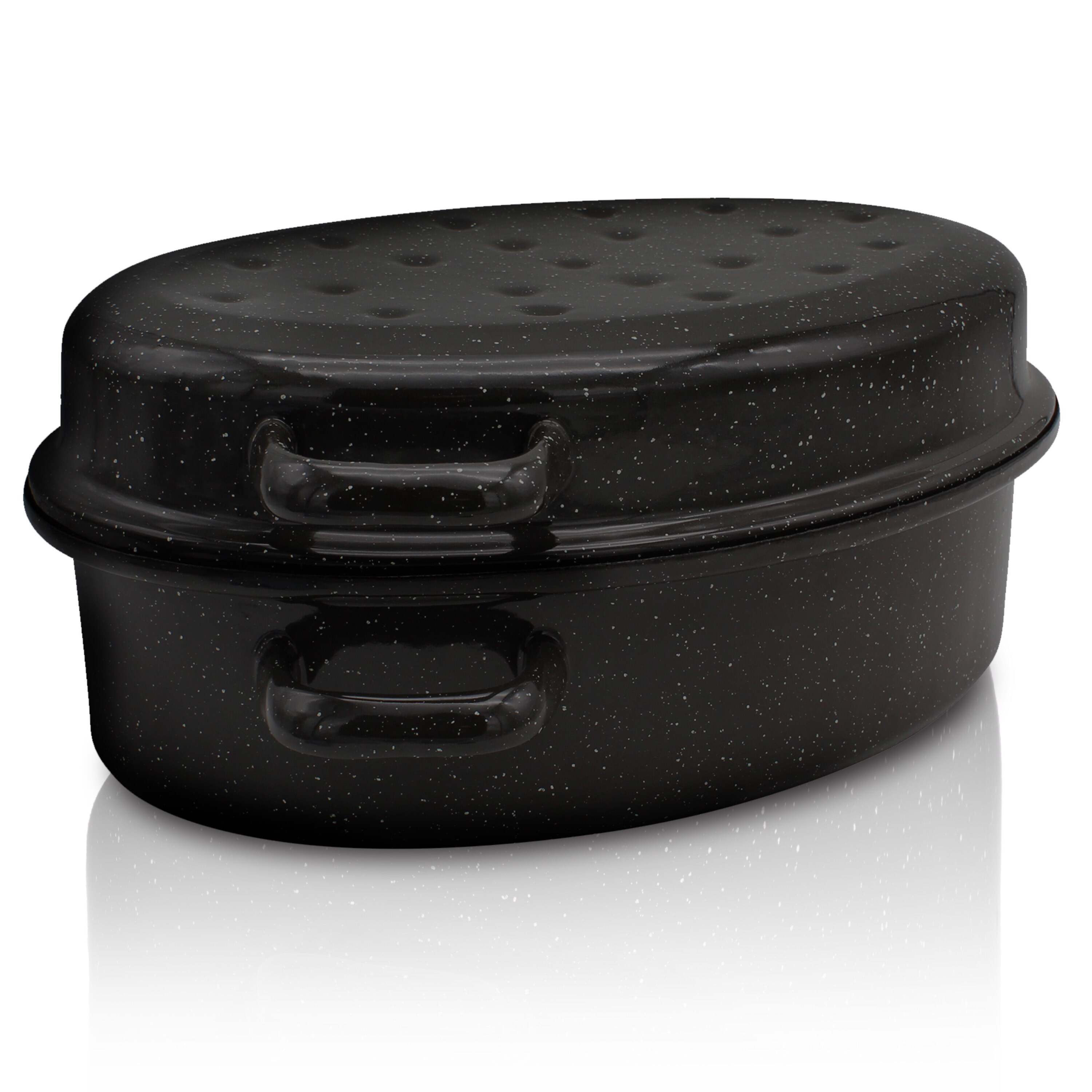 Gansbr&auml;ter em. mit Tropfdeckel, 42 x 32 x 13,5 cm, Inh. 10 l 