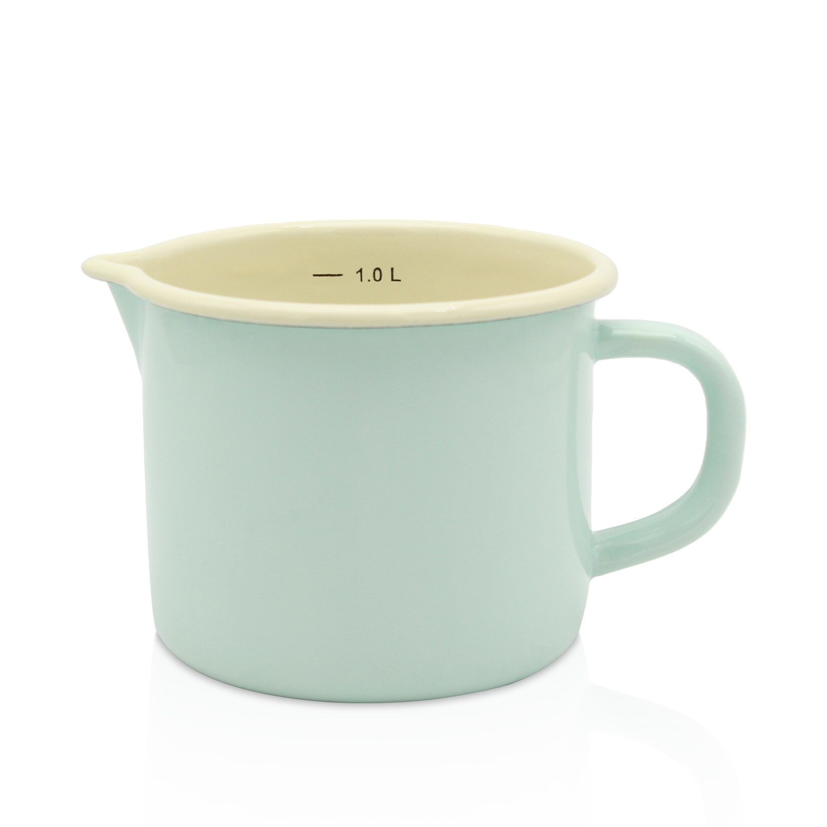 Em. Milchtopf mint, Ø 12 cm, Inh.