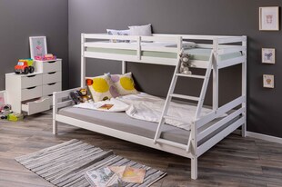 Inter Link Etagenbett Sleepy Cloud 90x200 cm und 140x200 cm - Kiefer Massivolz 