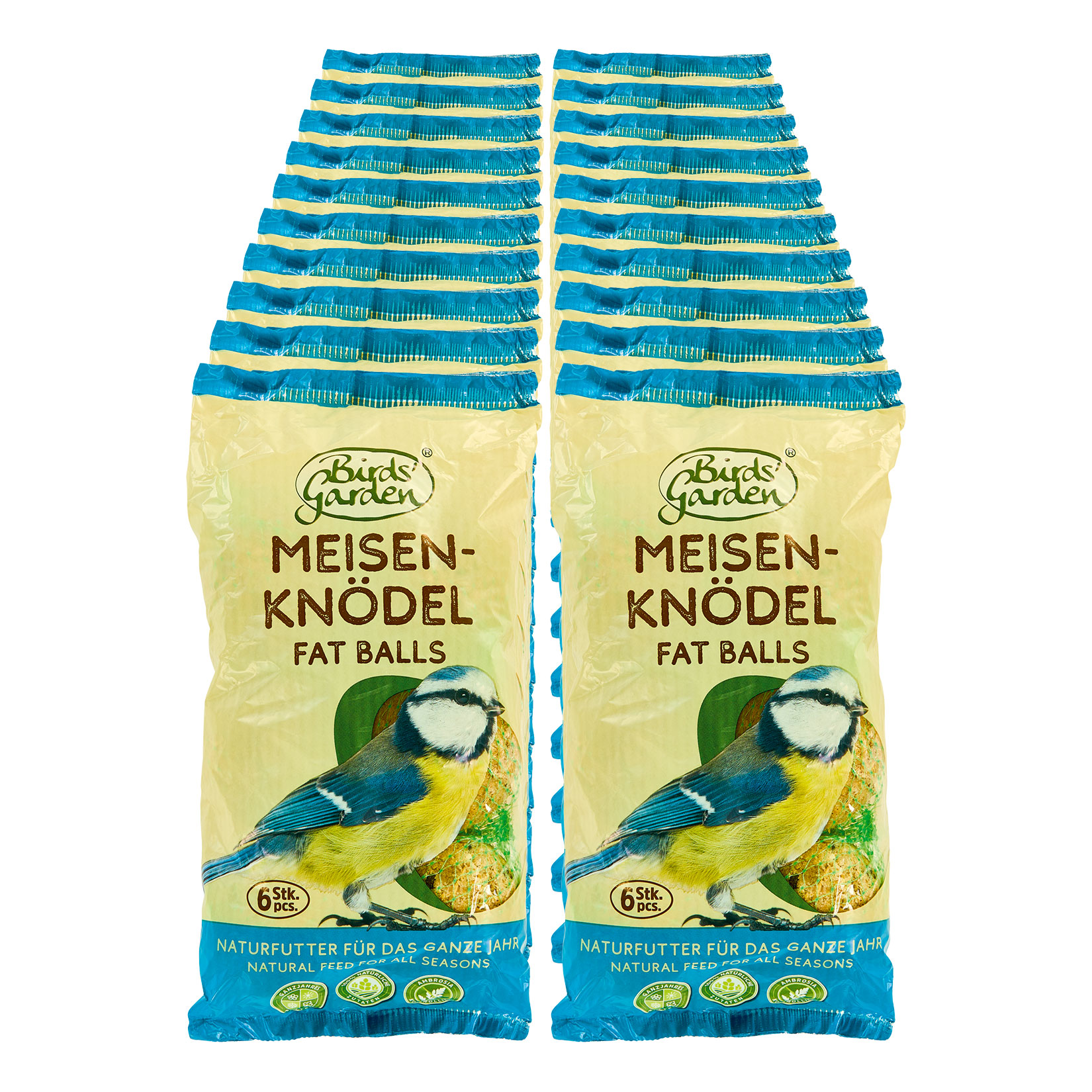 Birds Garden Meisenkn&ouml;del 6 St&uuml;ck 540 g, 20er Pack - Bild 1