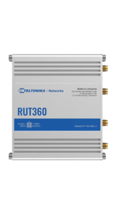 Teltonika RUT360 LTE CAT6 Industrieller Mobilfunk-Router Silber 