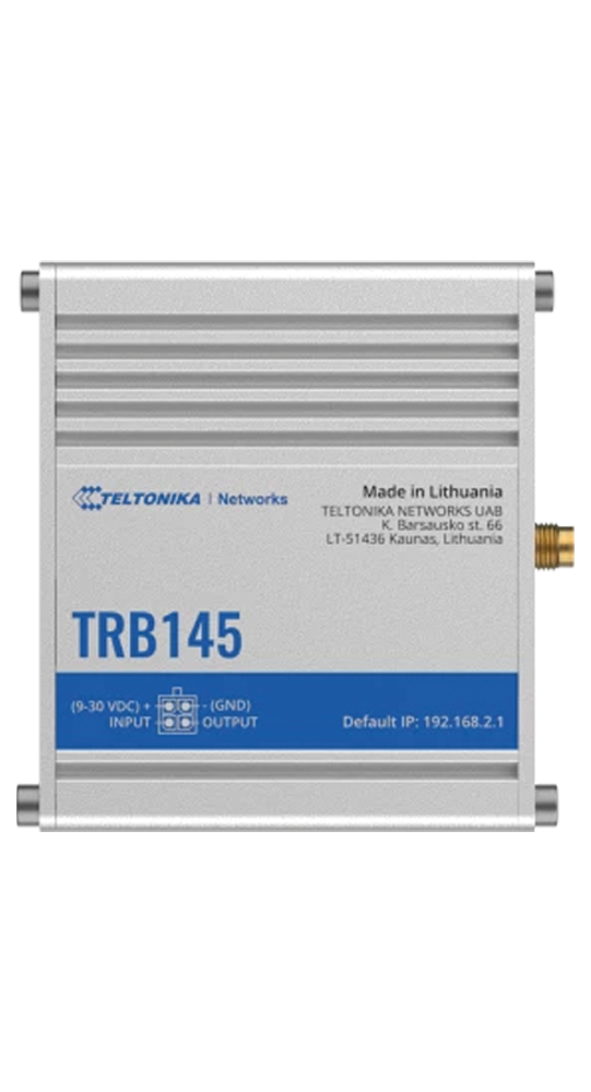 Teltonika TRB145 Industrial Rugged LTE RS485 Gateway Silber 