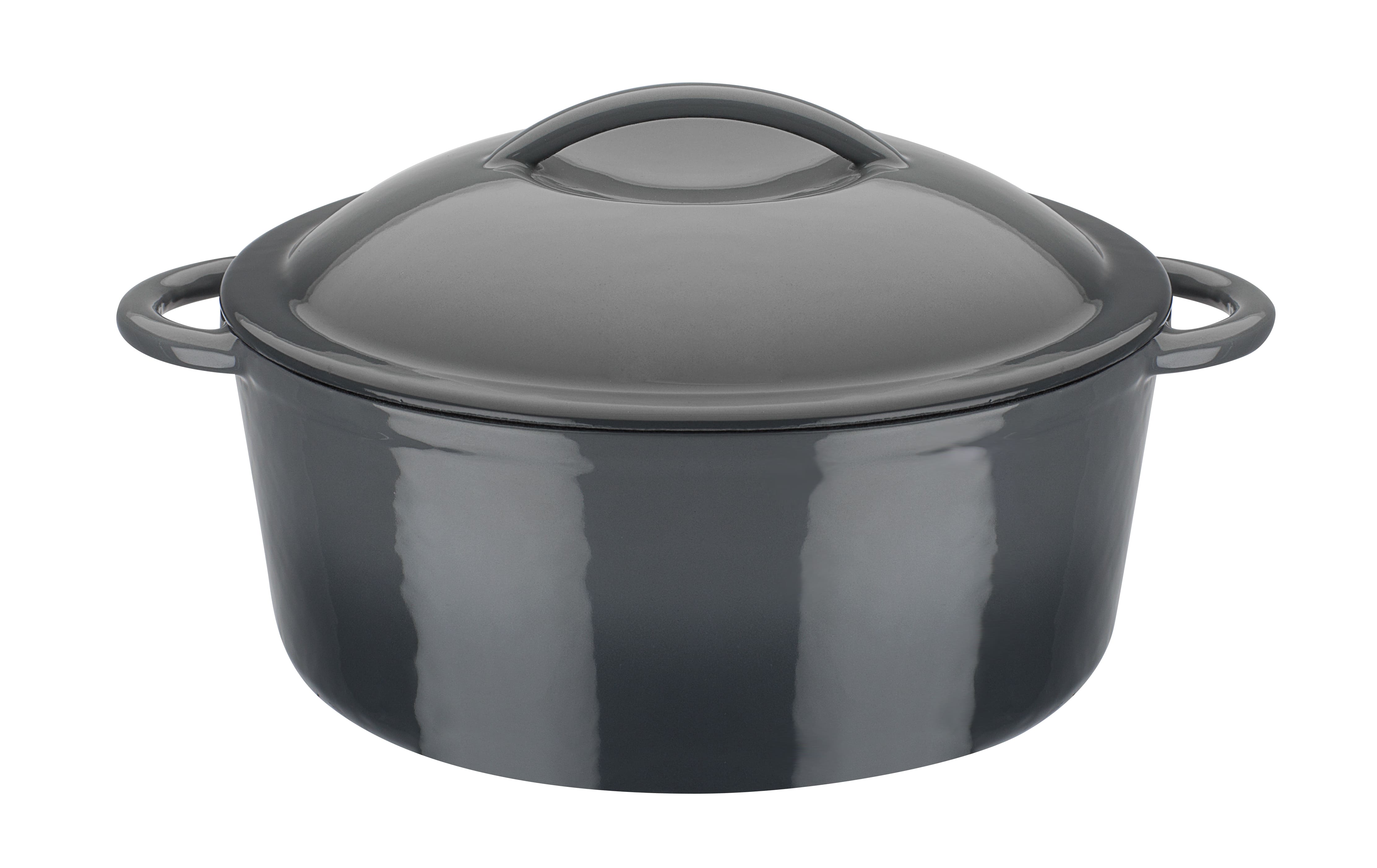 GSW Gusseisen Kochtopf Grey Shadow 24cm, 4,0 L 