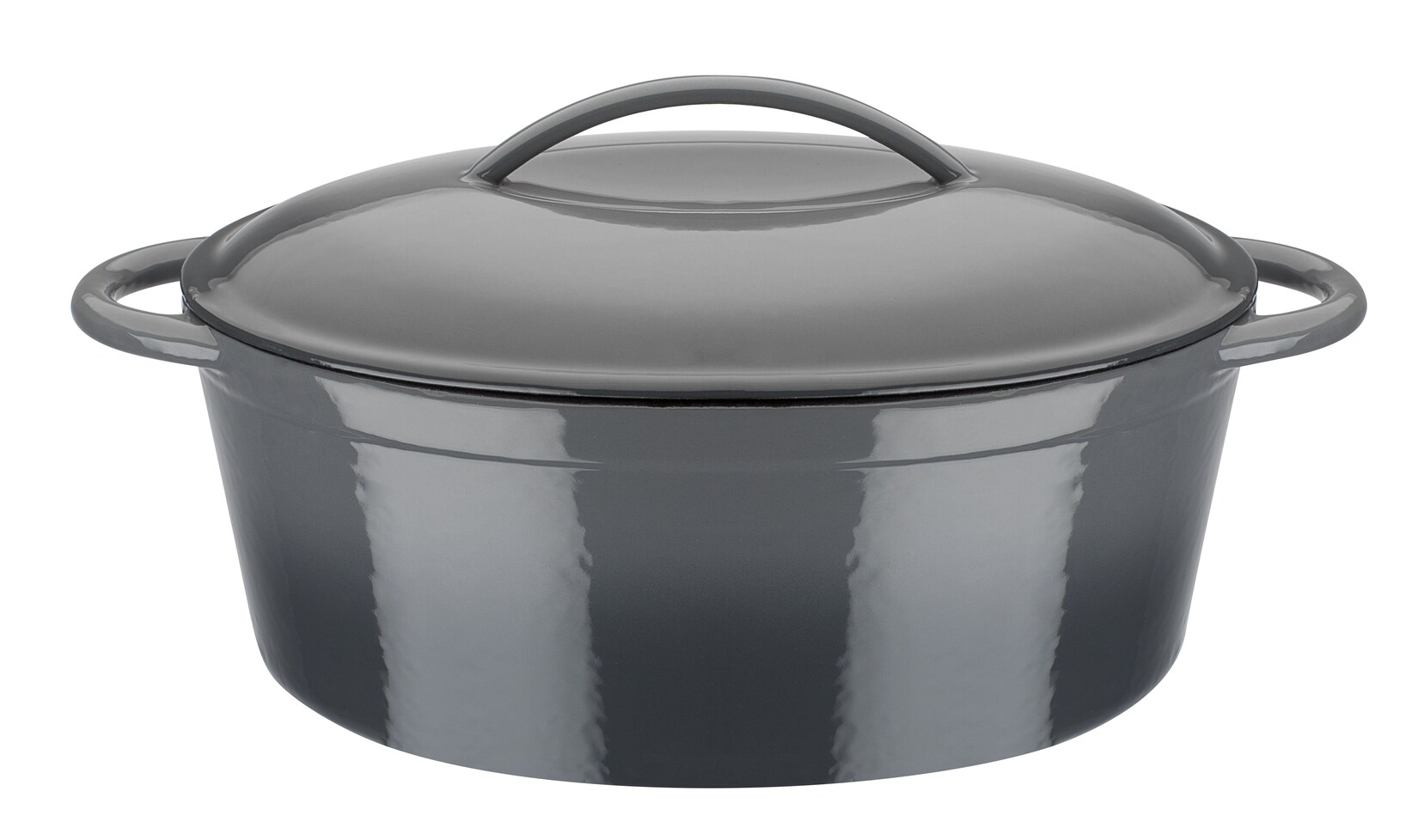 Gusseisen Ovaler Bräter Grey Shadow 33x25cm,