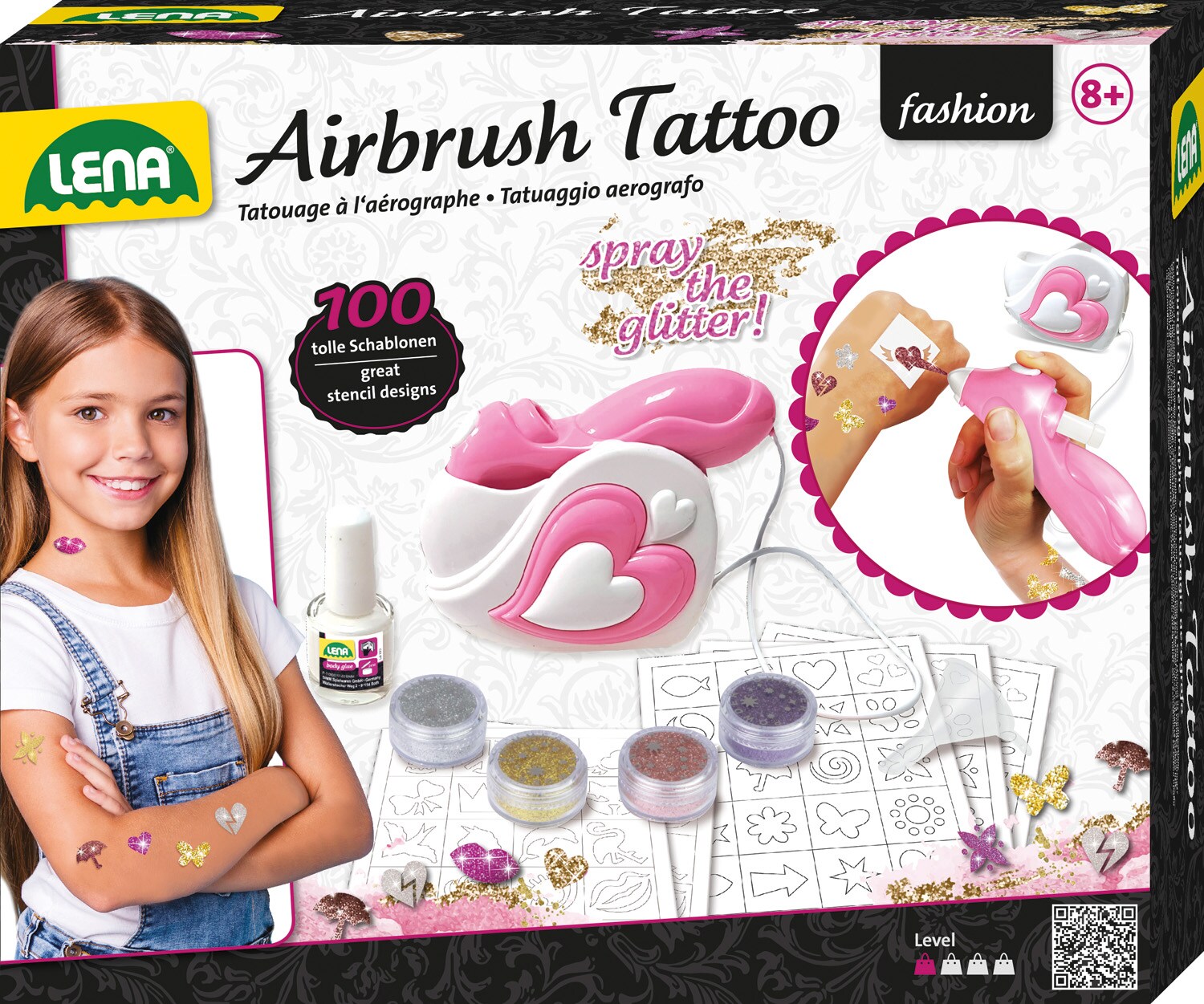 Airbrush Tattoo Studio, Faltschachtel 