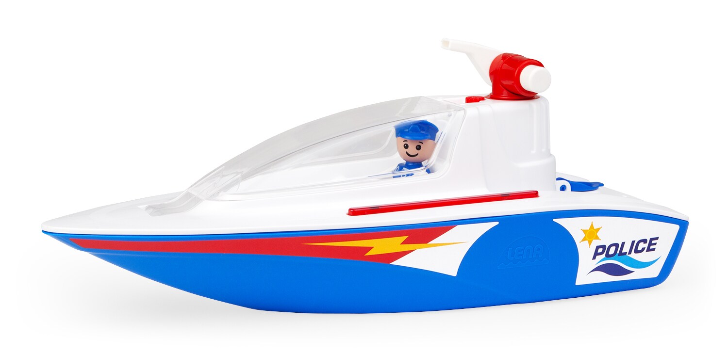Boazz Polizeiboot, Schaukarton