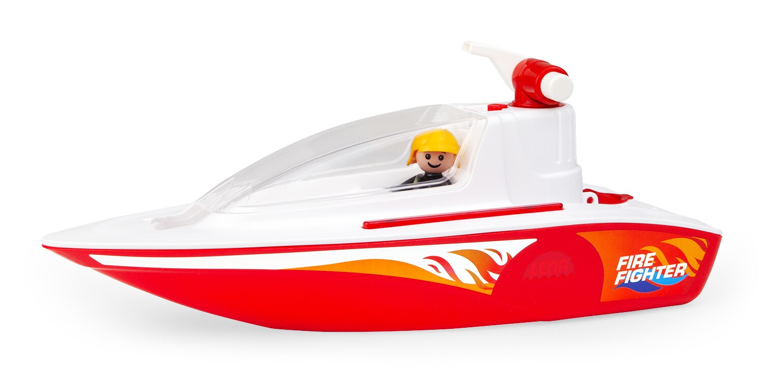 Boazz Feuerwehrboot, Schaukarton