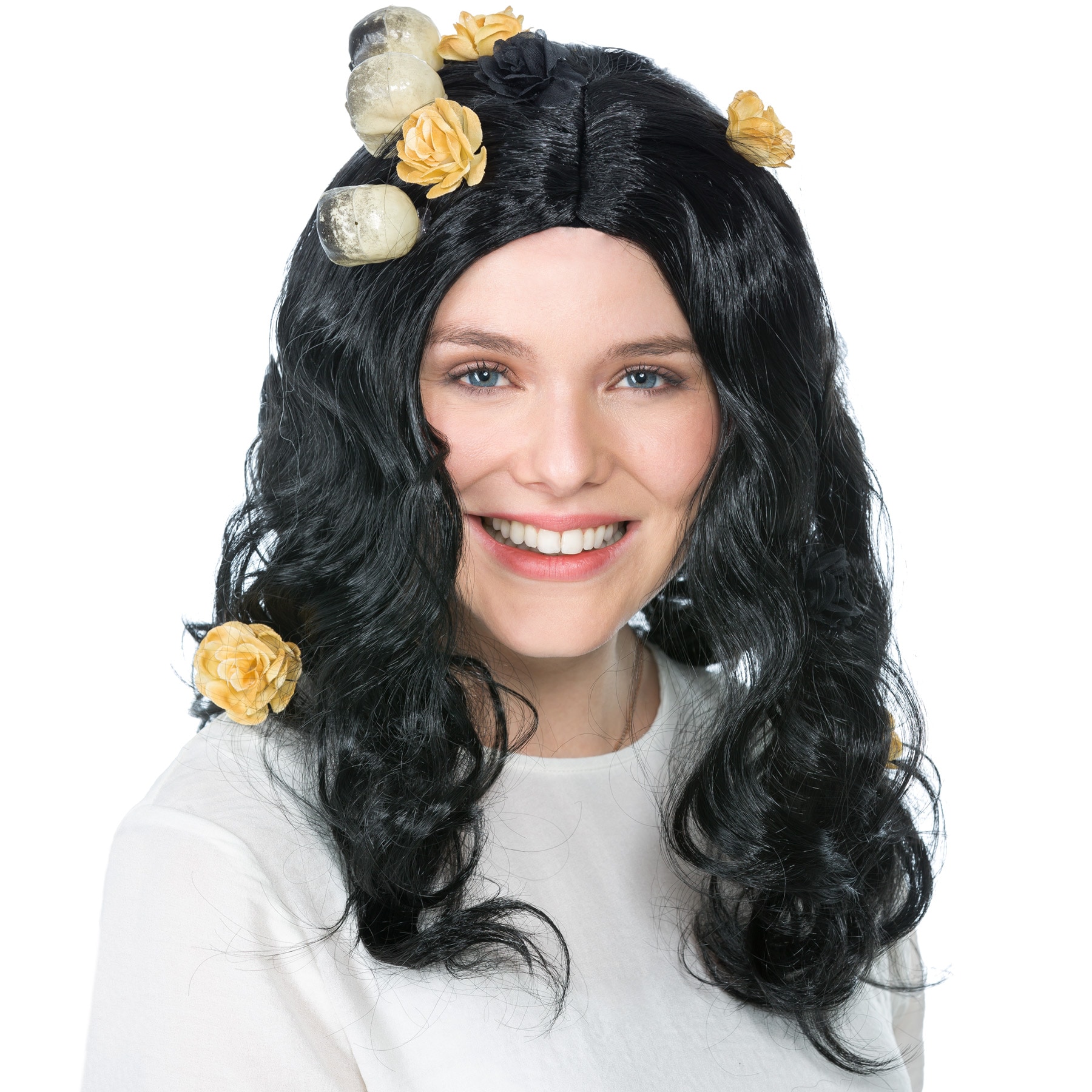 tectake&reg; Frauenper&uuml;cke Skull 