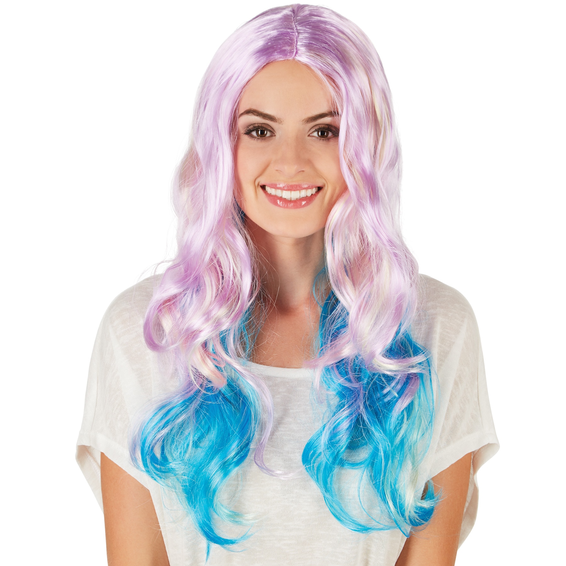 tectake&reg; Frauenper&uuml;cke Fashion Pastell 