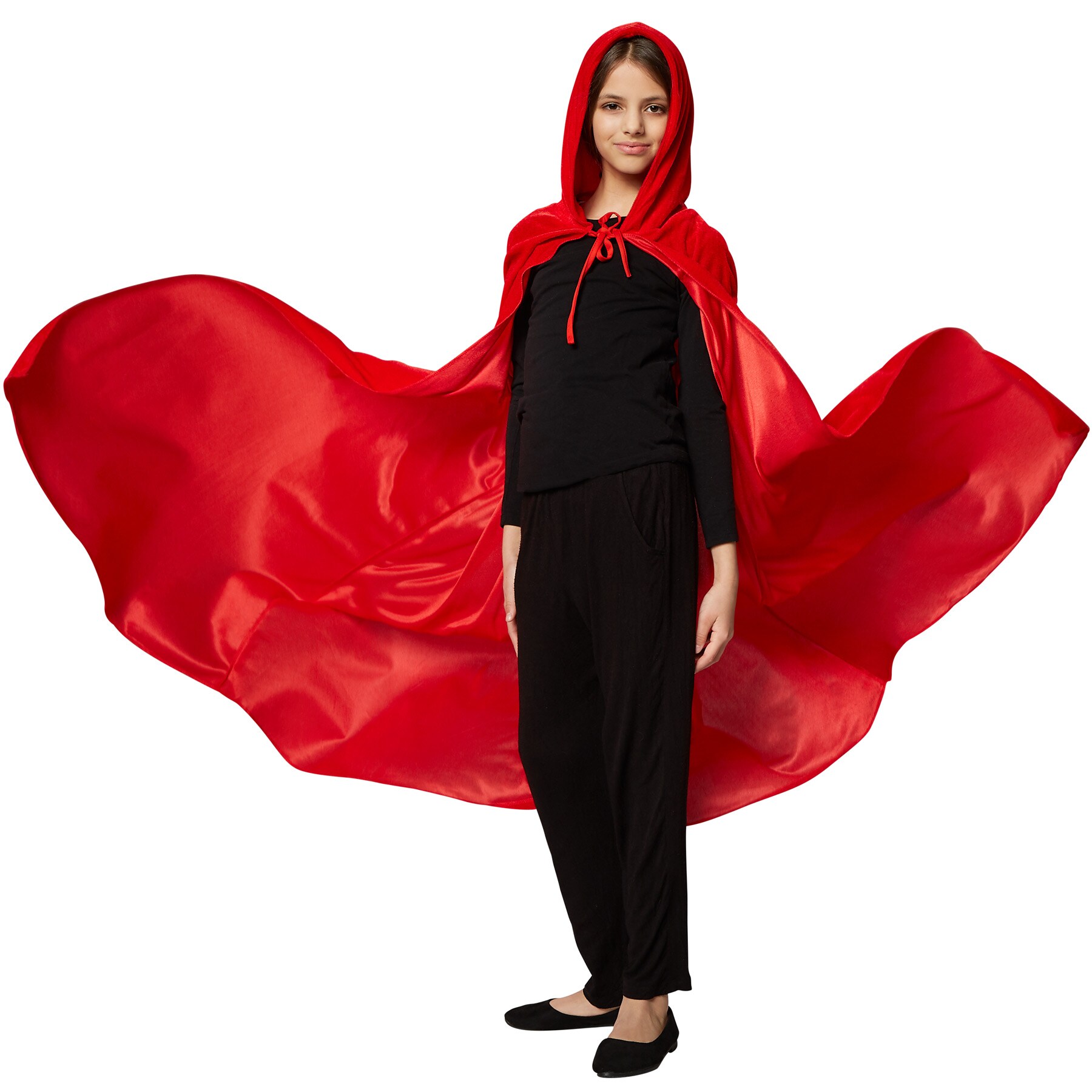 tectake&reg; Kinderkost&uuml;m Mystischer Umhang mit Kapuze 