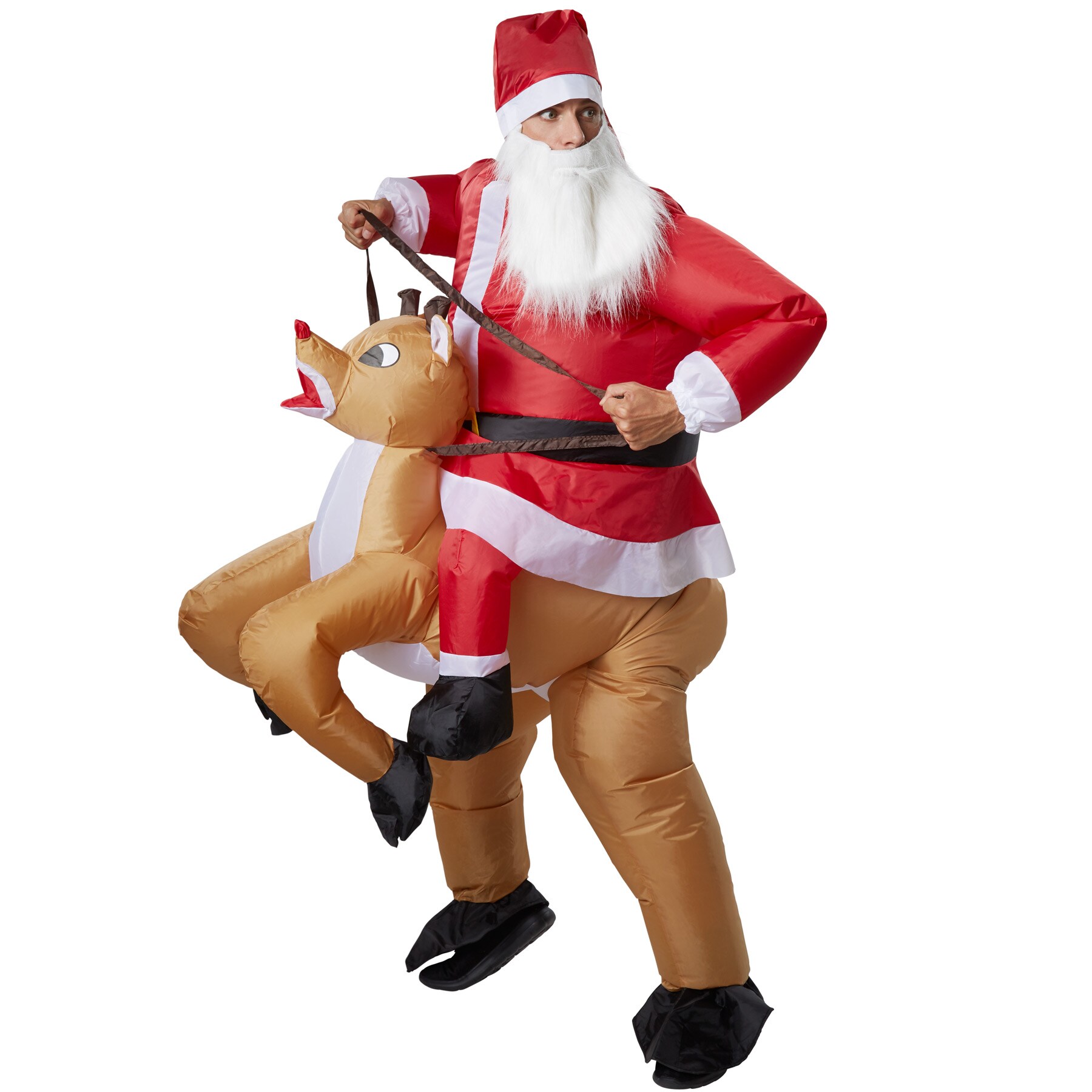 tectake&reg; Aufsitzkost&uuml;m Santa Claus 