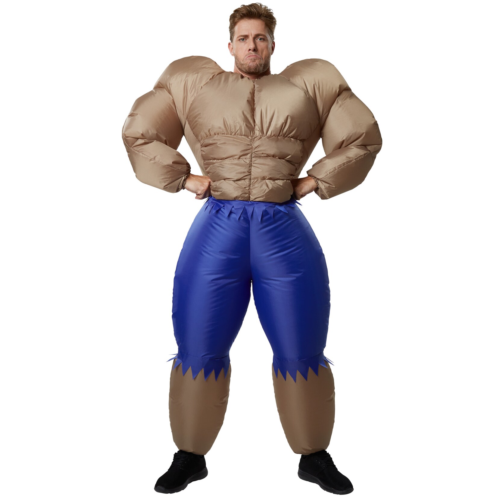tectake Aufblasbares Kostüm Bodybuilder