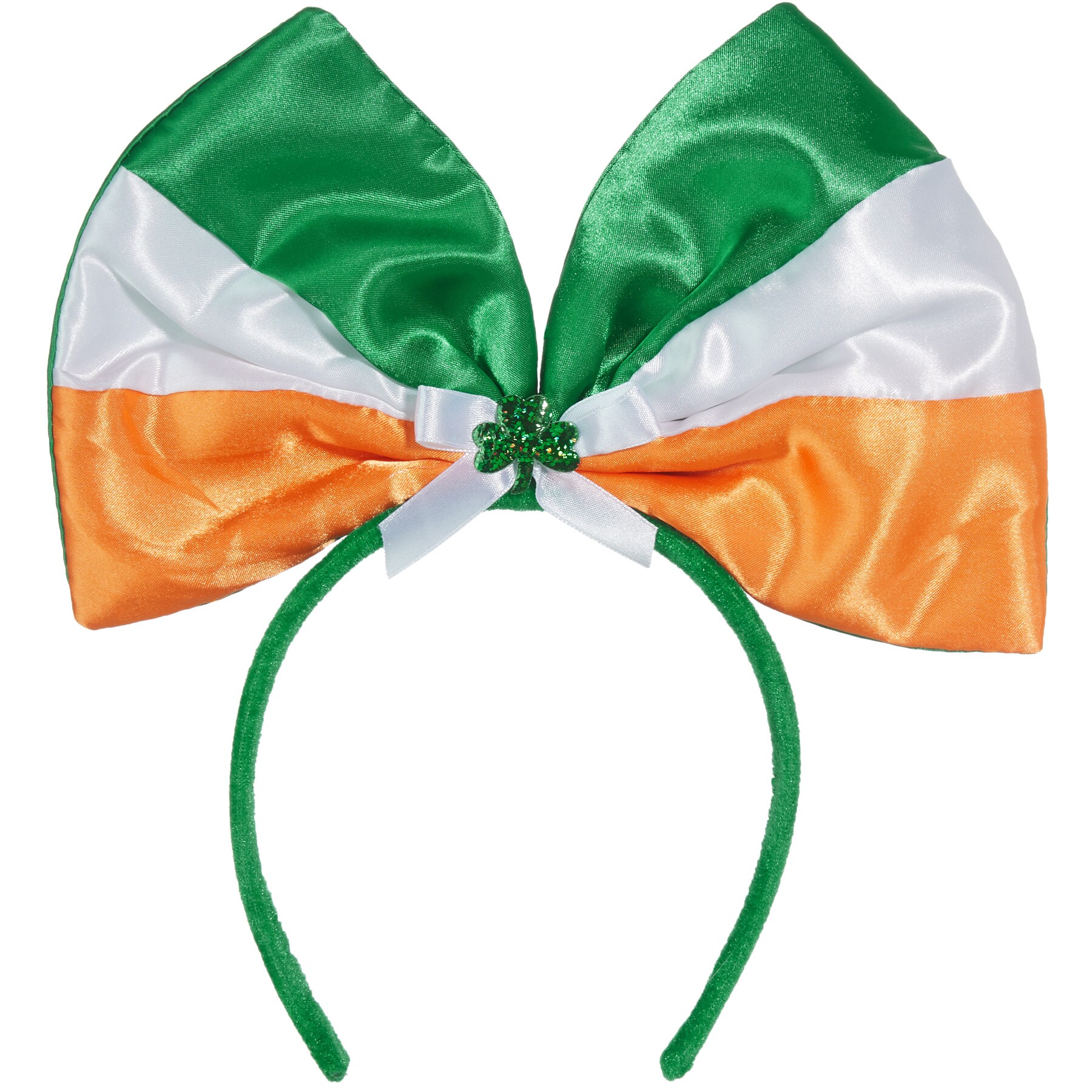 tectake&reg; St. Patrick&rsquo;s Day Kopfschmuck Schleife in irischen Farben 