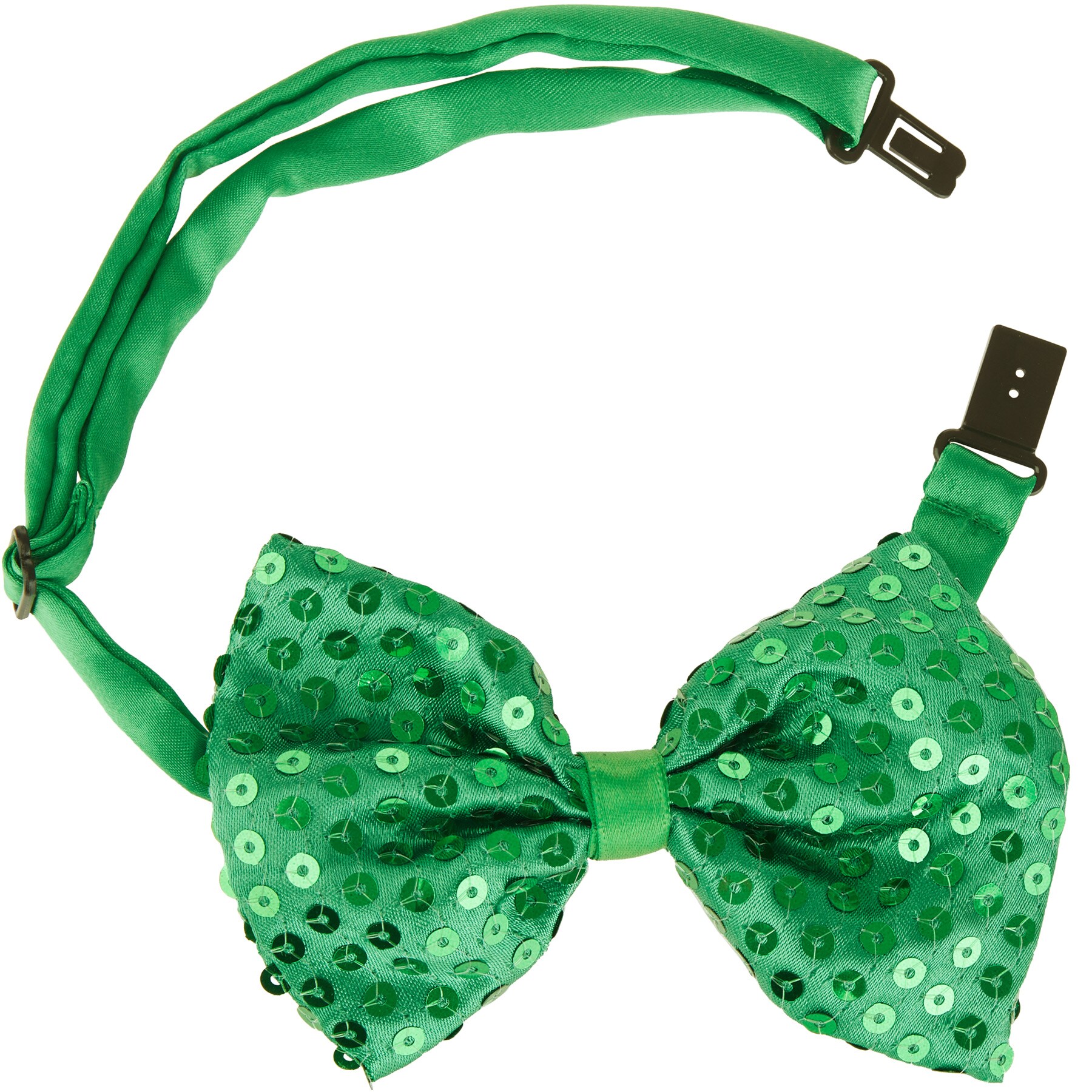 tectake&reg; St. Patrick&rsquo;s Day Fliege mit Pailletten 