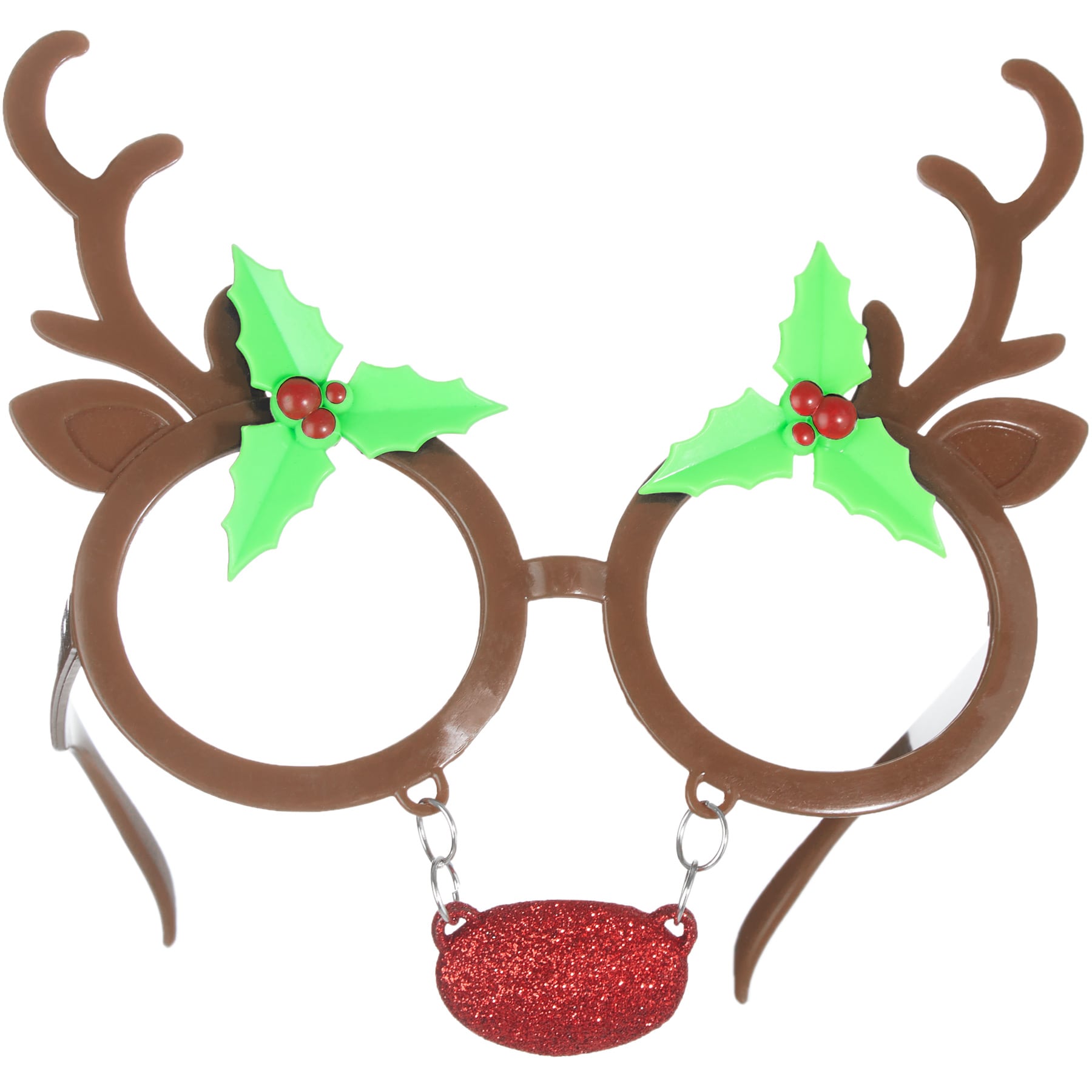 tectake&reg; Spa&szlig;brille Rentier mit Bl&auml;ttern 