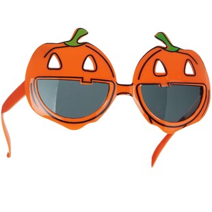 tectake® Halloween Spaßbrille lachende Kürbisse 
