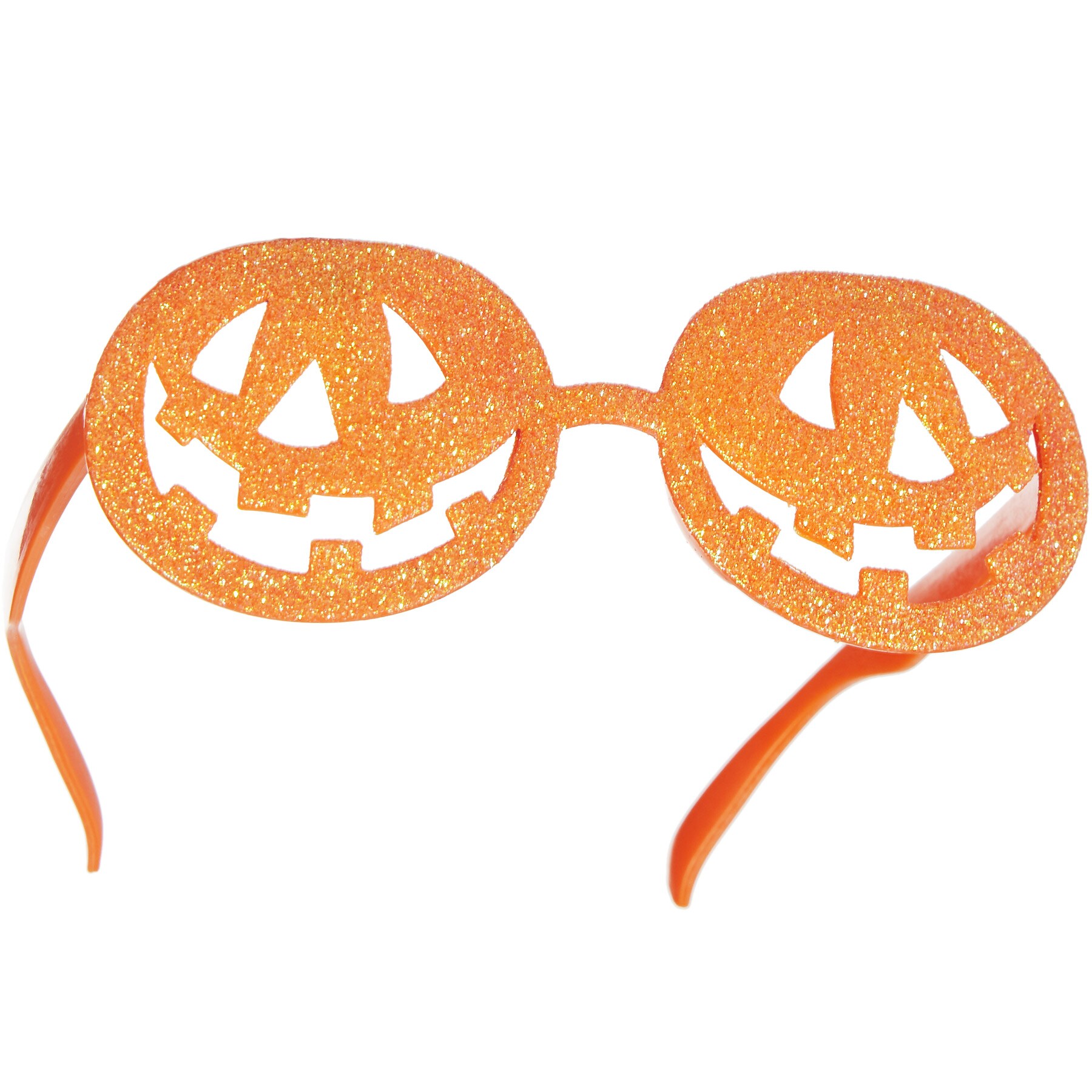 tectake&reg; Halloween Spa&szlig;brille glitzernde K&uuml;rbisse 