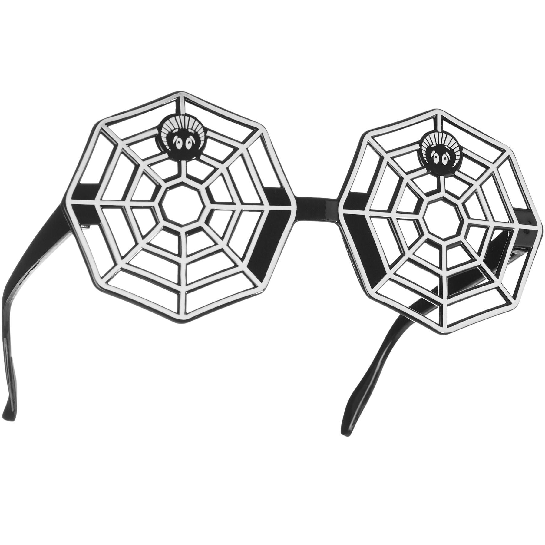 tectake&reg; Halloween Spa&szlig;brille Spinnennetz 