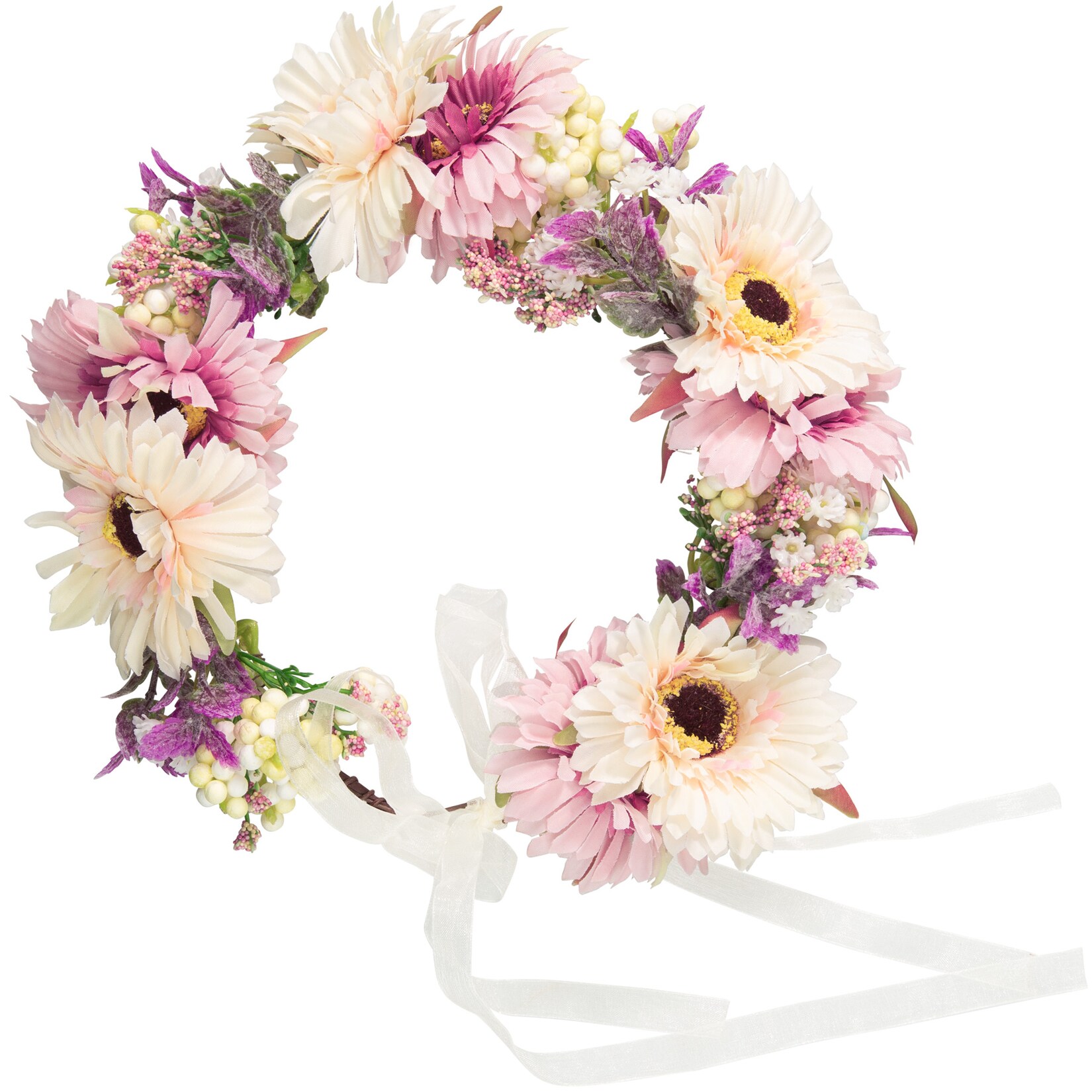 tectake Blumenkranz Blütenwunder