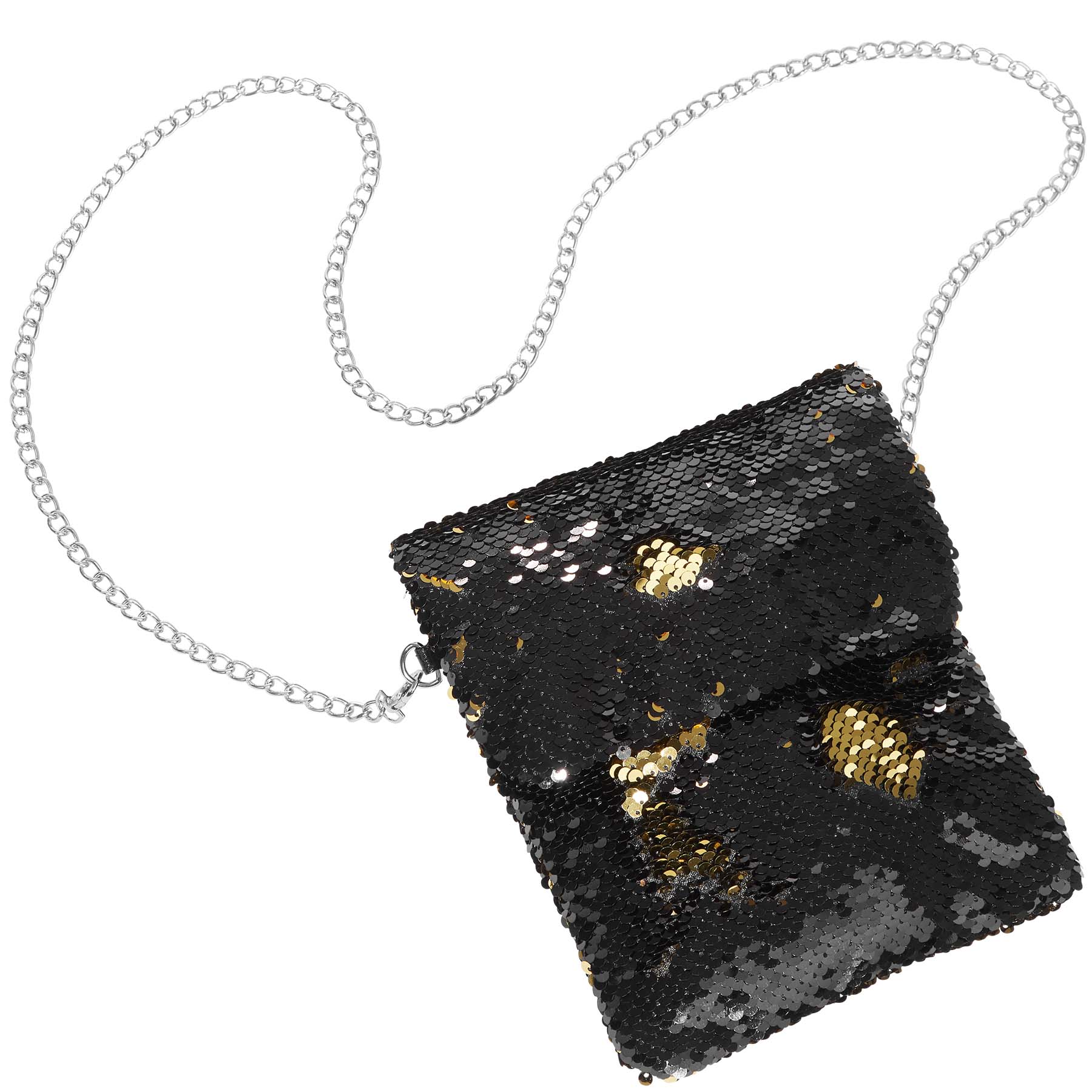 tectake&reg; Pailletten-Handtasche 