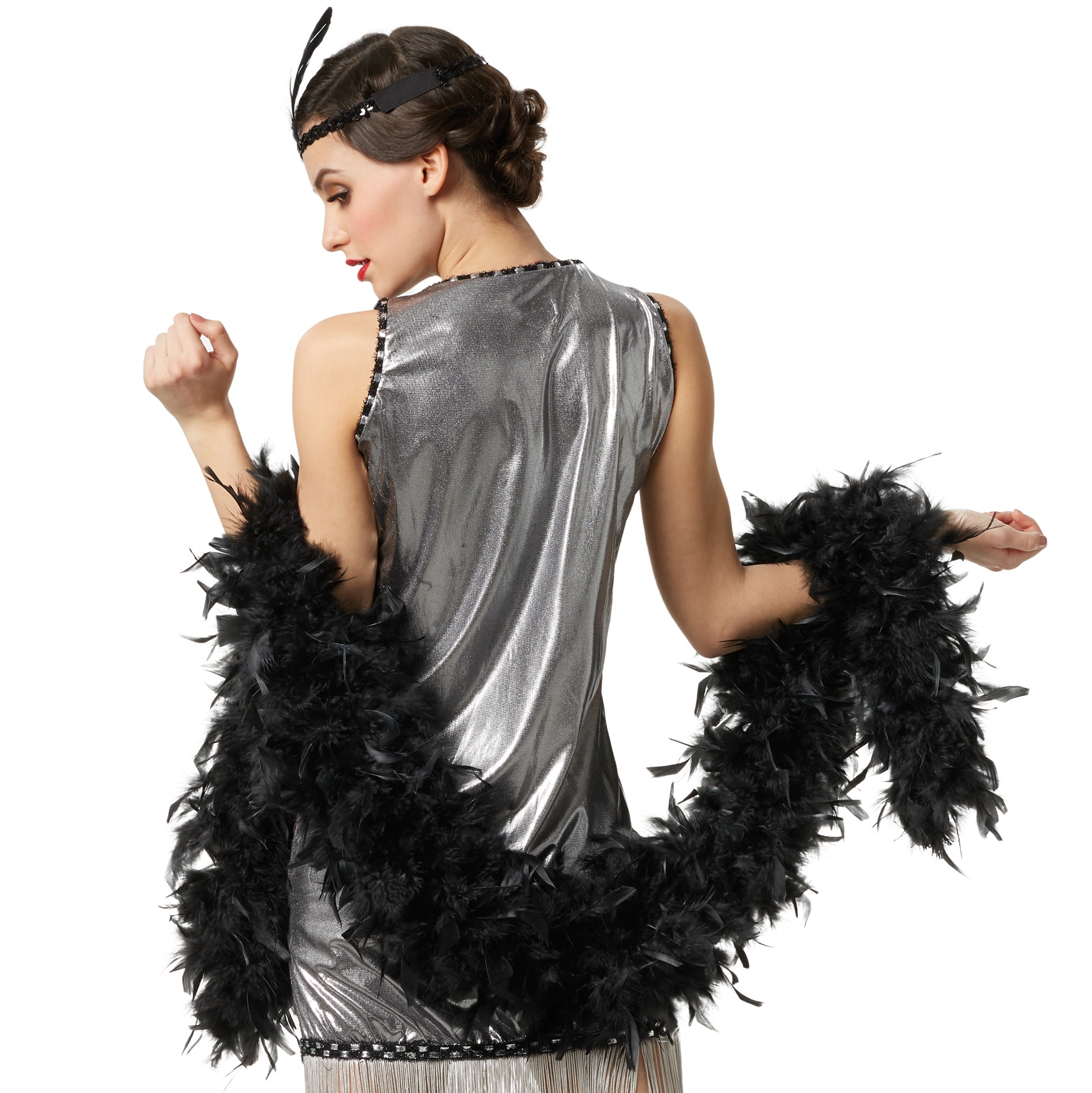 tectake&reg; Flauschige Federboa 