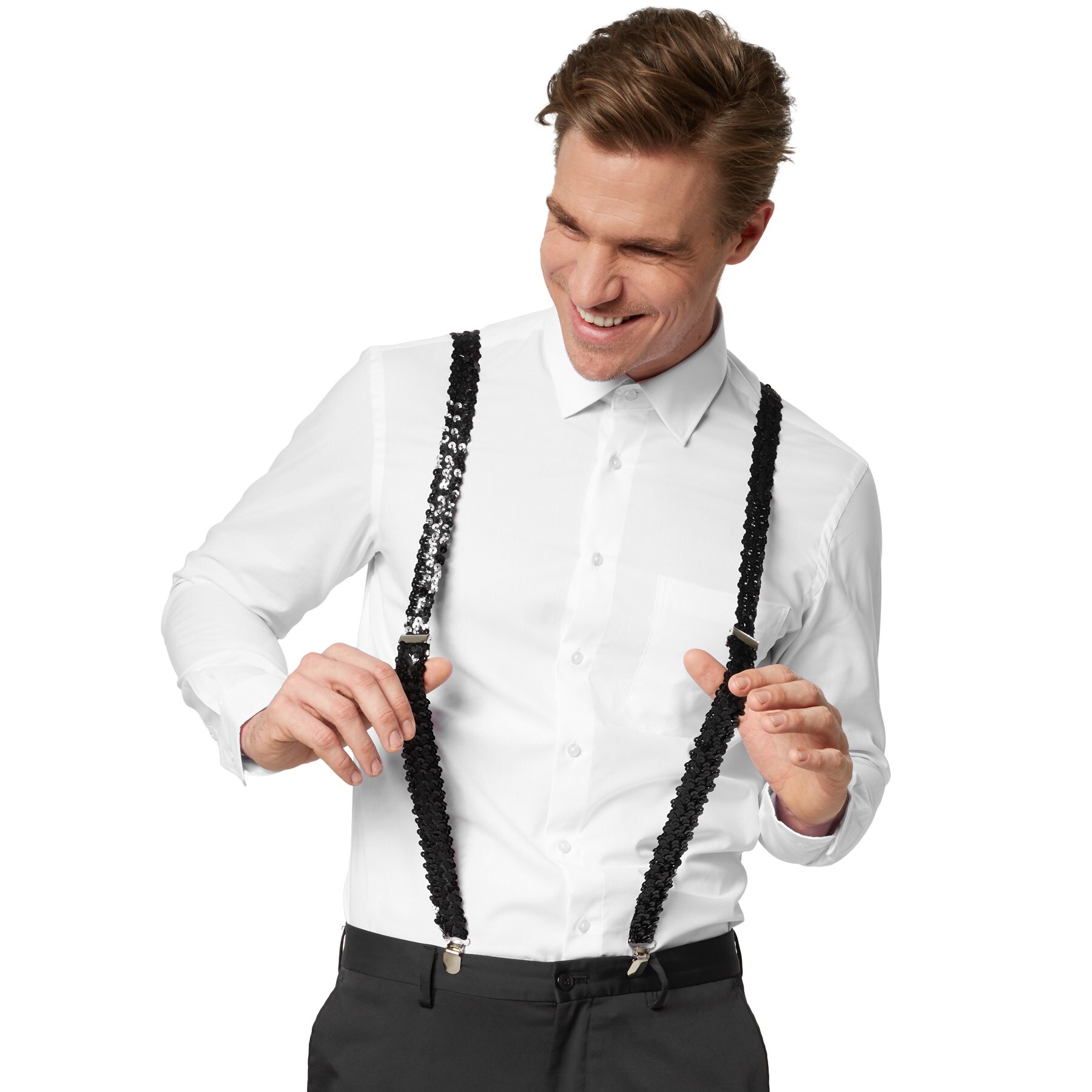 tectake&reg; Pailletten-Hosentr&auml;ger 