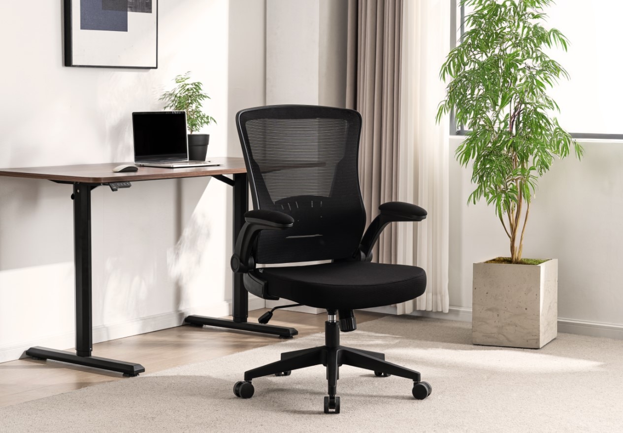 HOME DELUXE Schreibtischstuhl ZELA Schwarz 