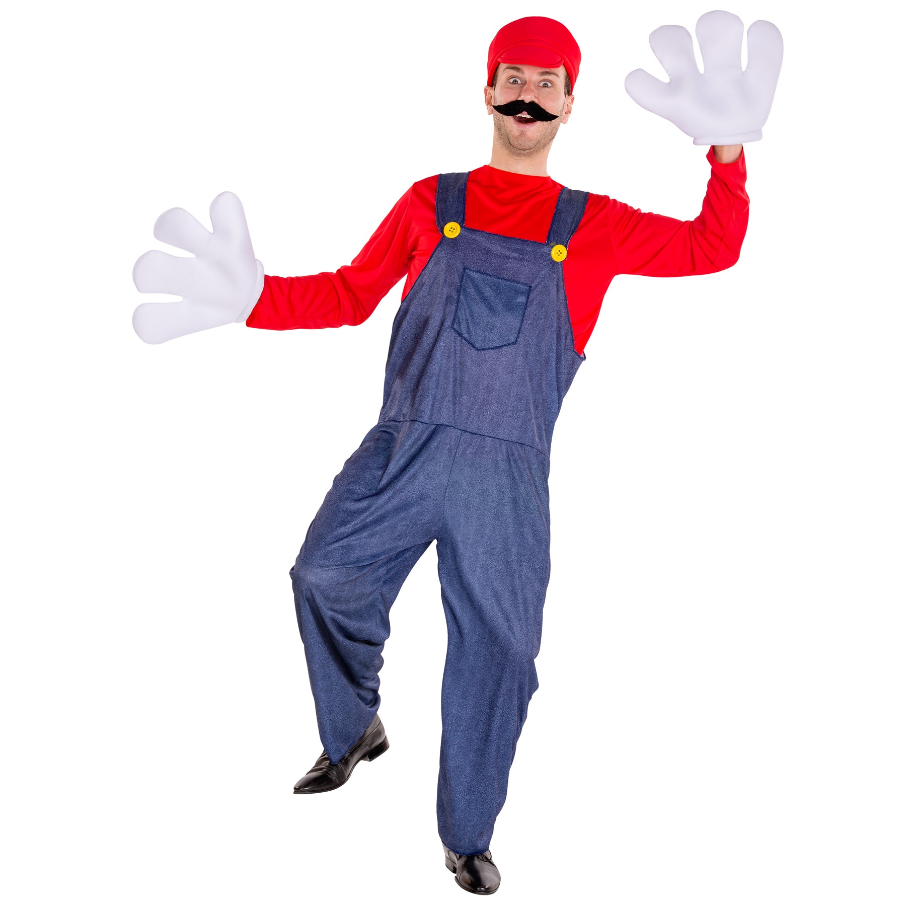 tectake&reg; Herrenkost&uuml;m super Klempner Mario 