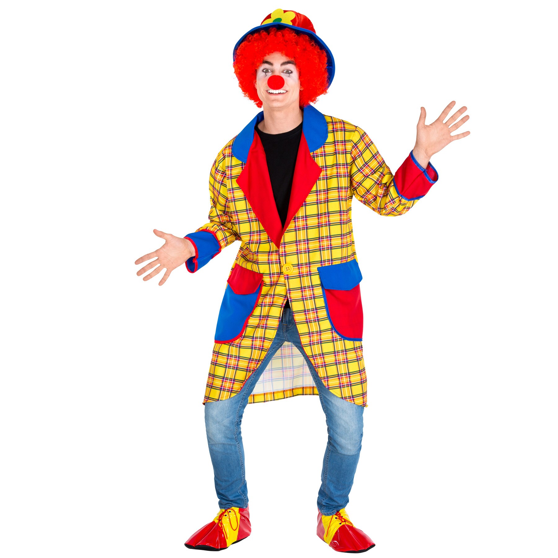 tectake&reg; Herrenkost&uuml;m Clown Fridolin 