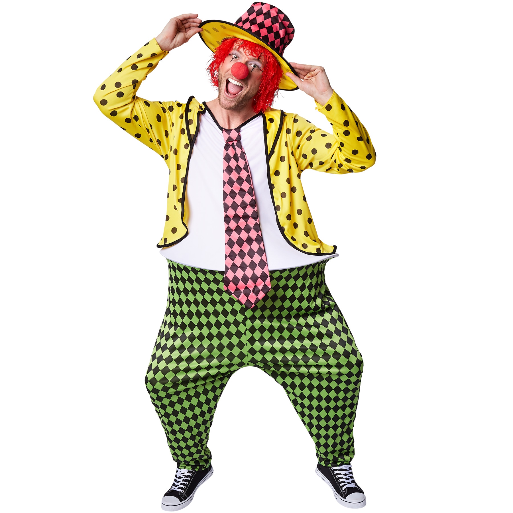 tectake&reg; Herrenkost&uuml;m opulenter Clown Pepe 
