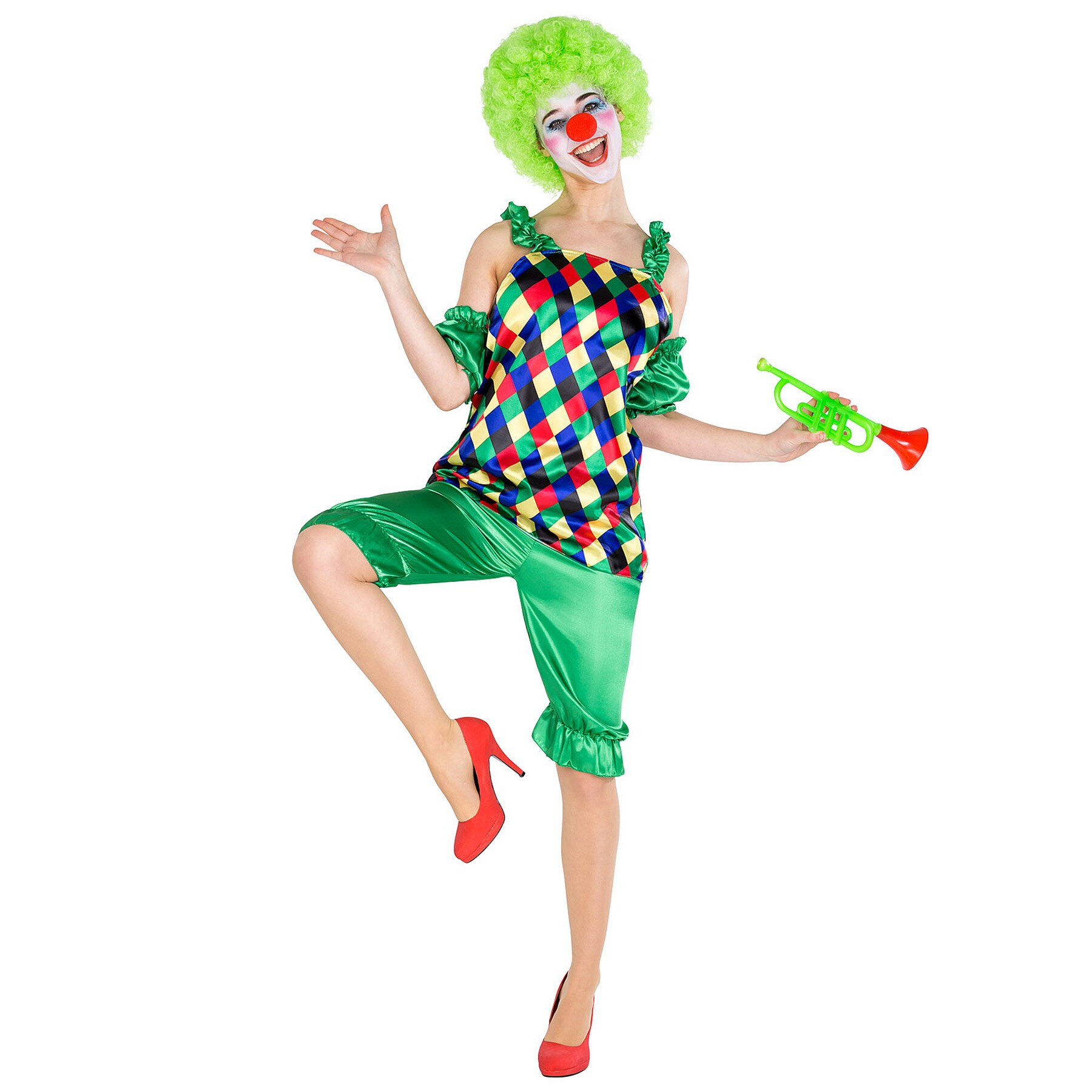 tectake&reg; Frauenkost&uuml;m Clown Auguste 