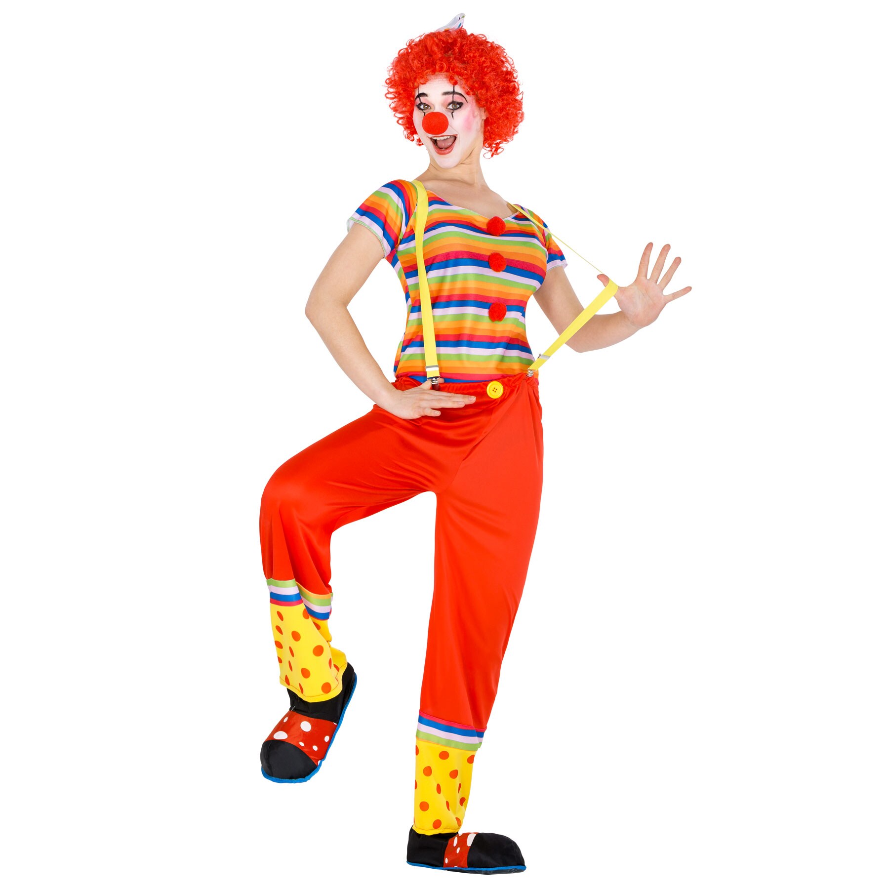 tectake&reg; Frauenkost&uuml;m Clown Leonie 