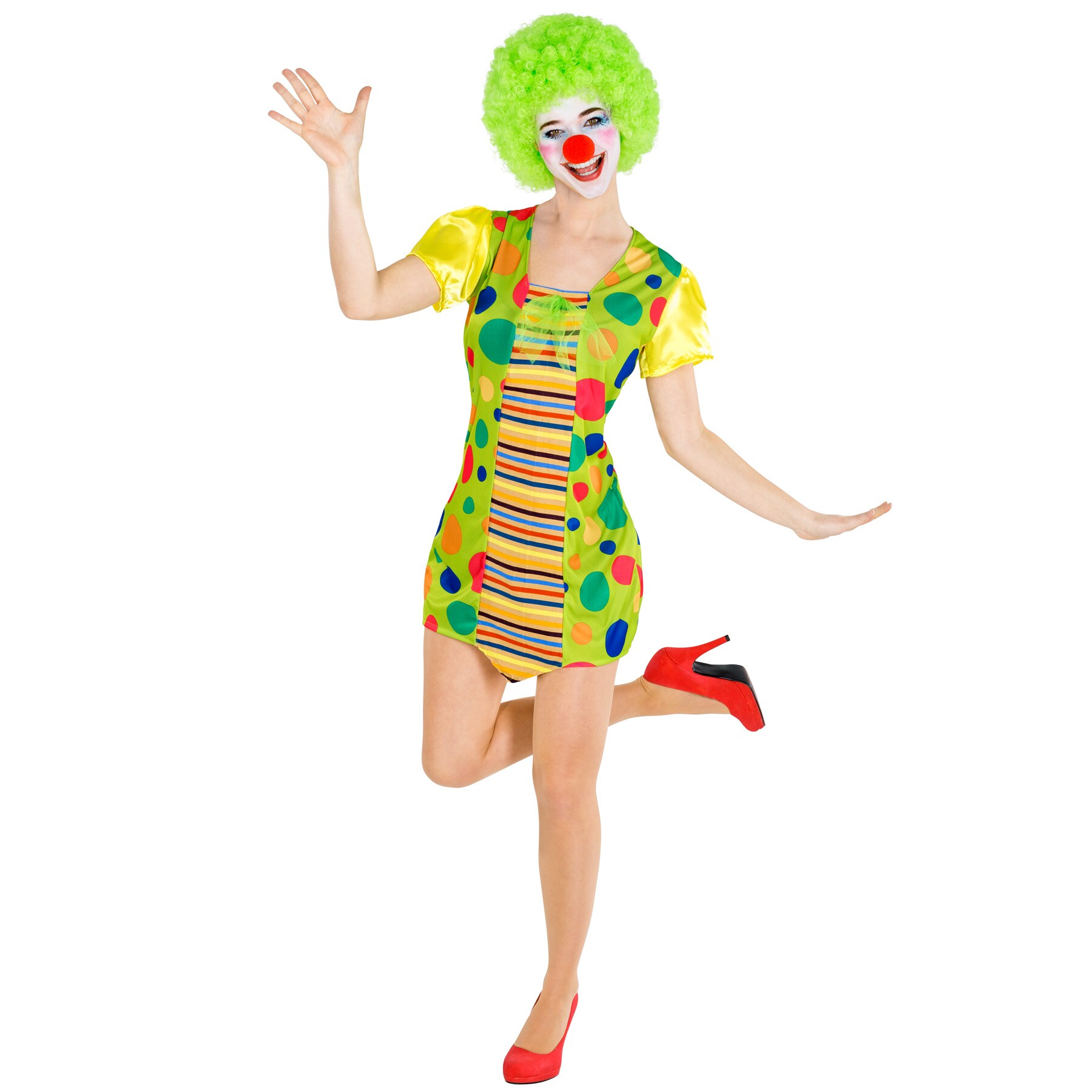 tectake&reg; Frauenkost&uuml;m Clown Jekaterina 