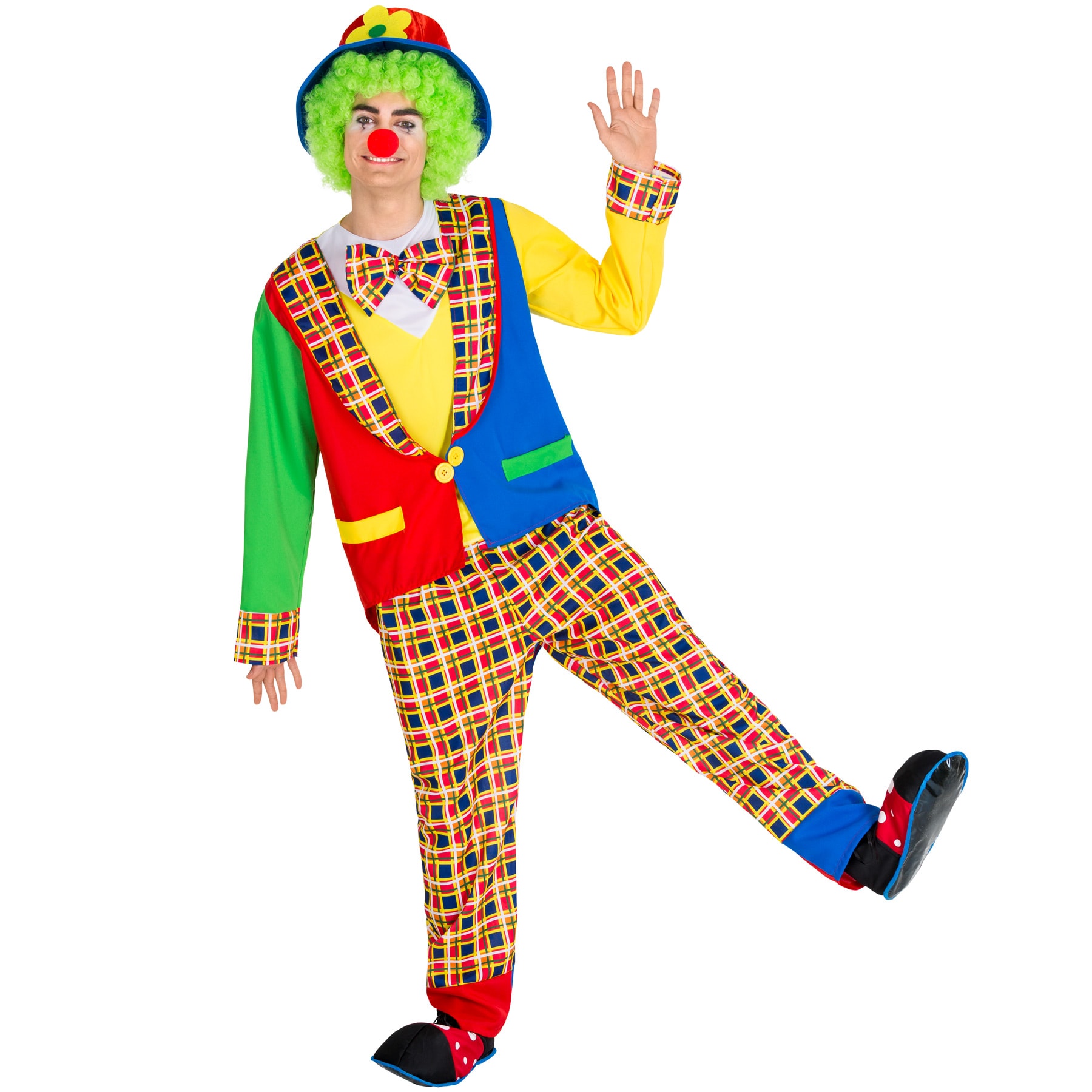 tectake&reg; Herrenkost&uuml;m Clown Alfredo 