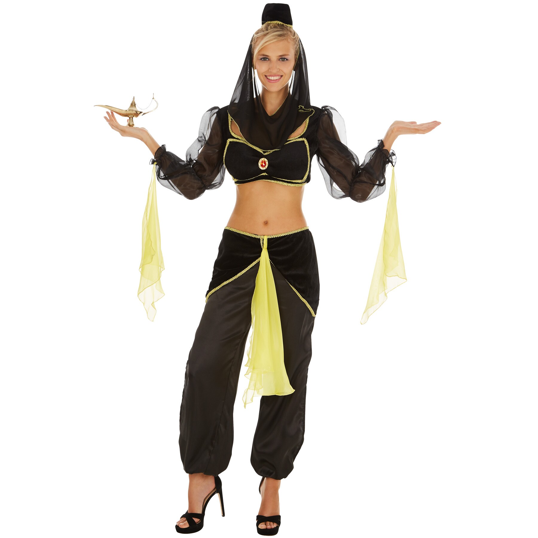 tectake&reg; Frauenkost&uuml;m Baucht&auml;nzerin 1001 Nacht 