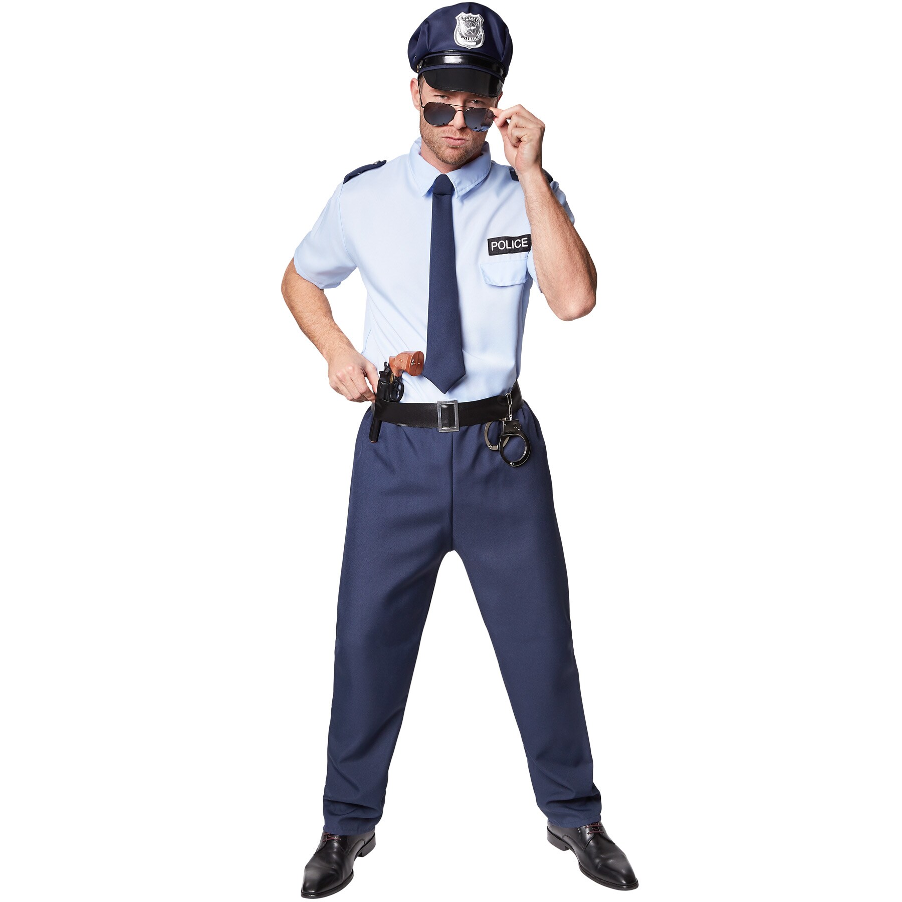 tectake&reg; Herrenkost&uuml;m Police Officer 