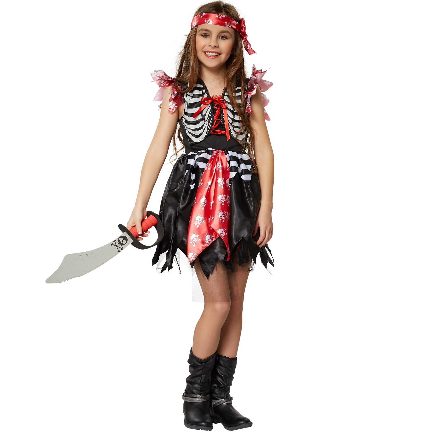 tectake&reg; M&auml;dchenkost&uuml;m Piratenprinzessin 
