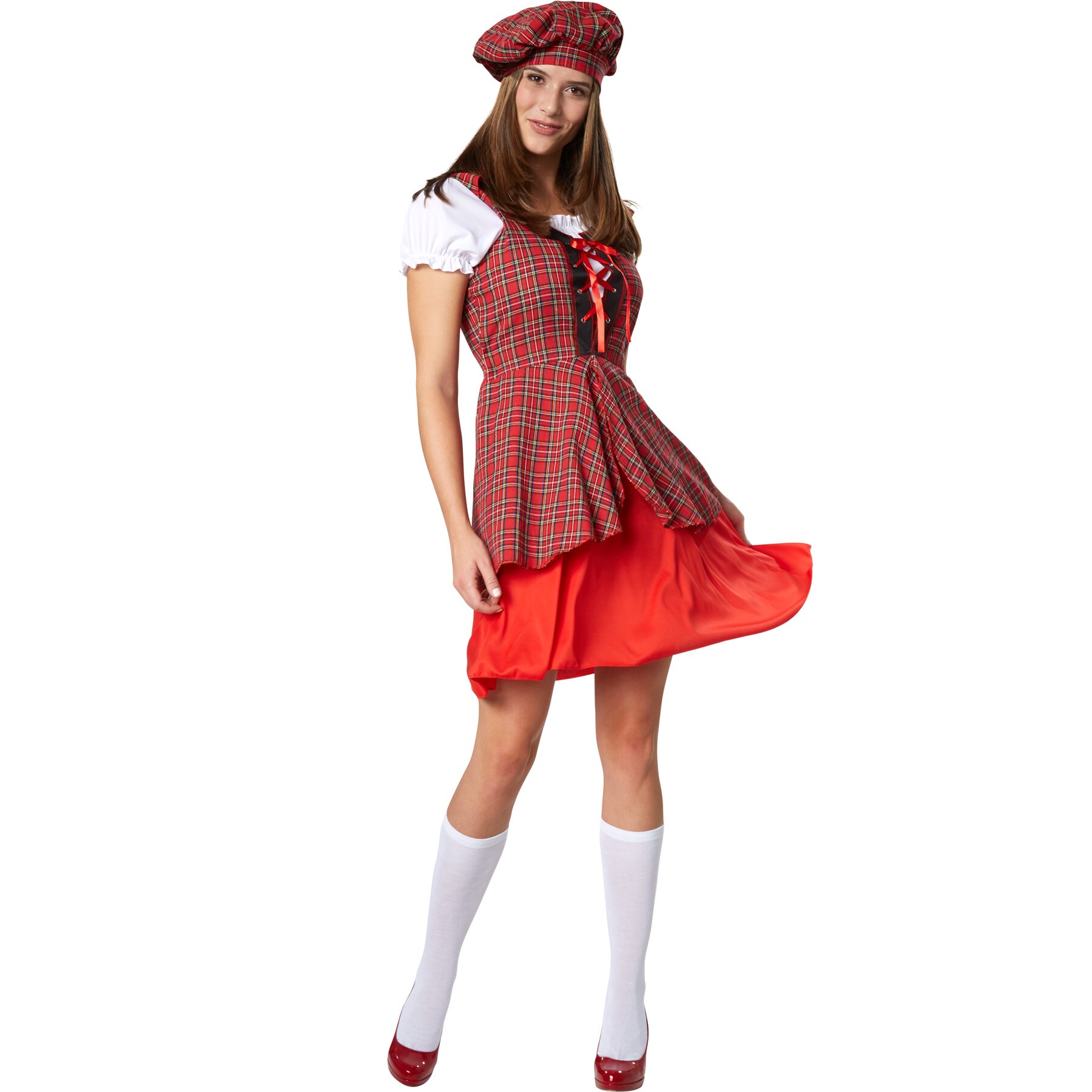 tectake&reg; Frauenkost&uuml;m Jugendliche Schottin 