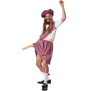 tectake® Herrenkostüm Frecher Highlander 