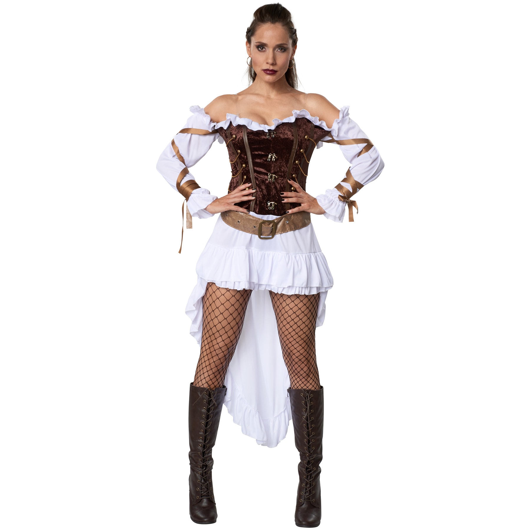 tectake&reg; Frauenkost&uuml;m Woman-Steampunk Palastwache 