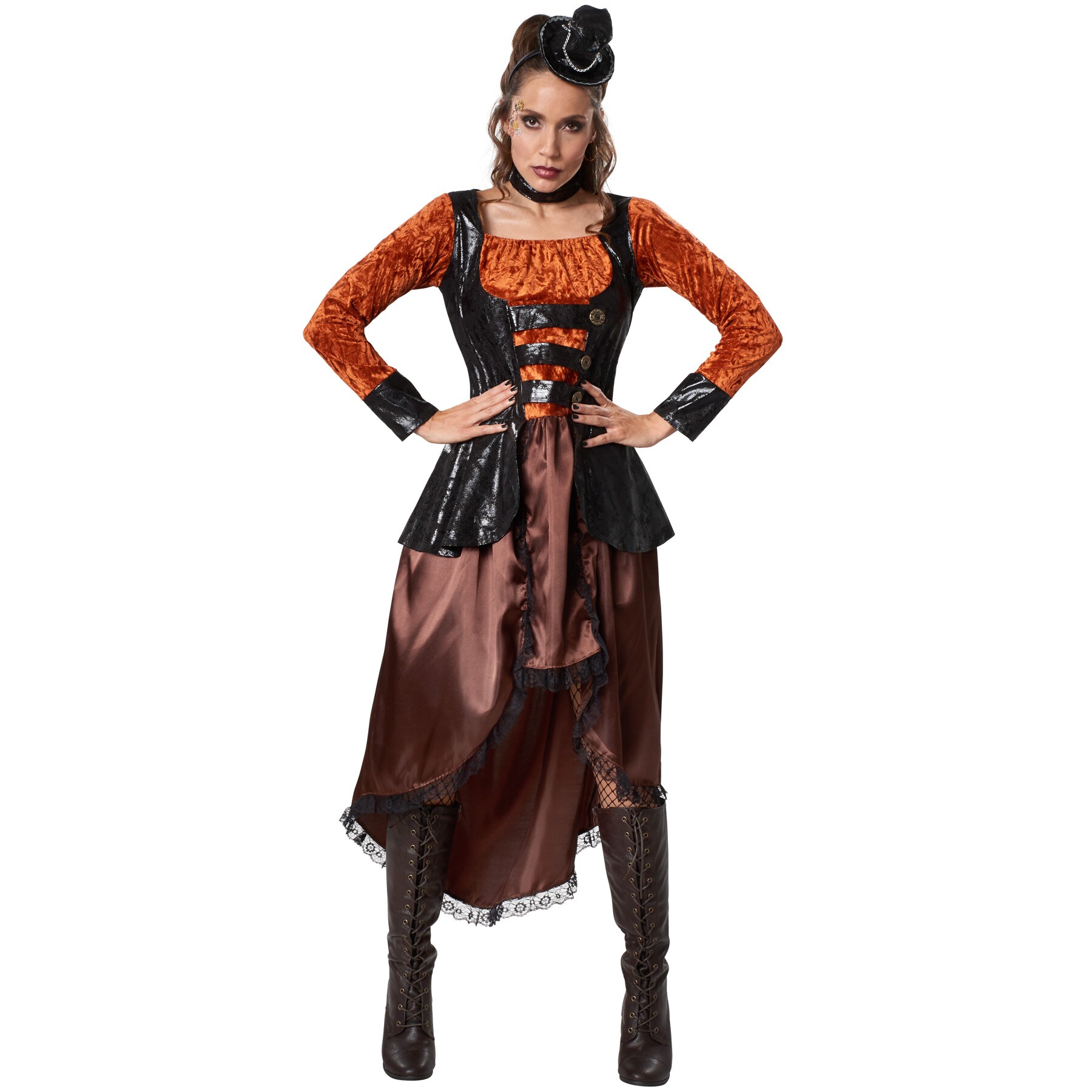 tectake&reg; Frauenkost&uuml;m Steampunk Prinzessin 