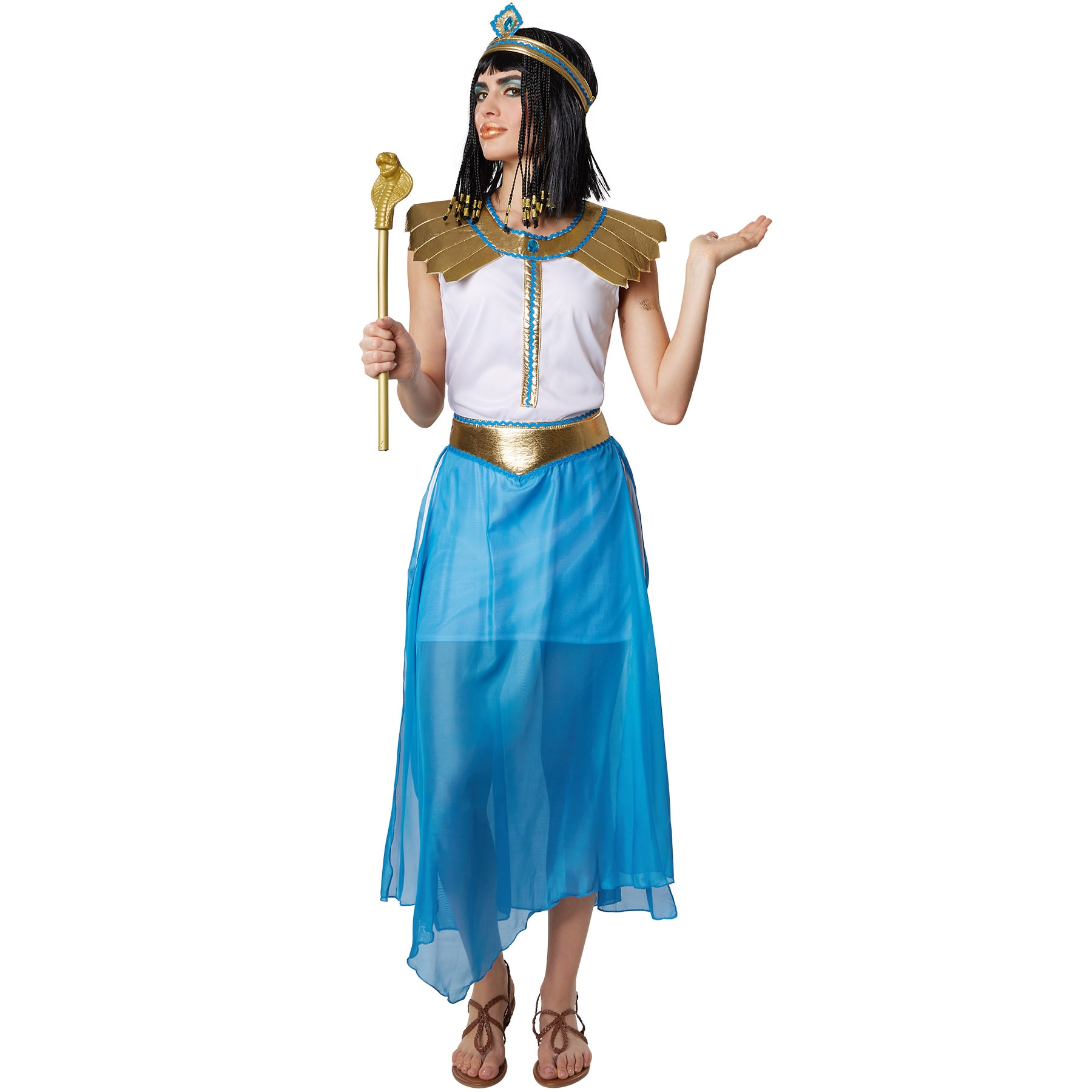 tectake&reg; Frauenkost&uuml;m Bet&ouml;rende Pharaonin Hatschepsut 