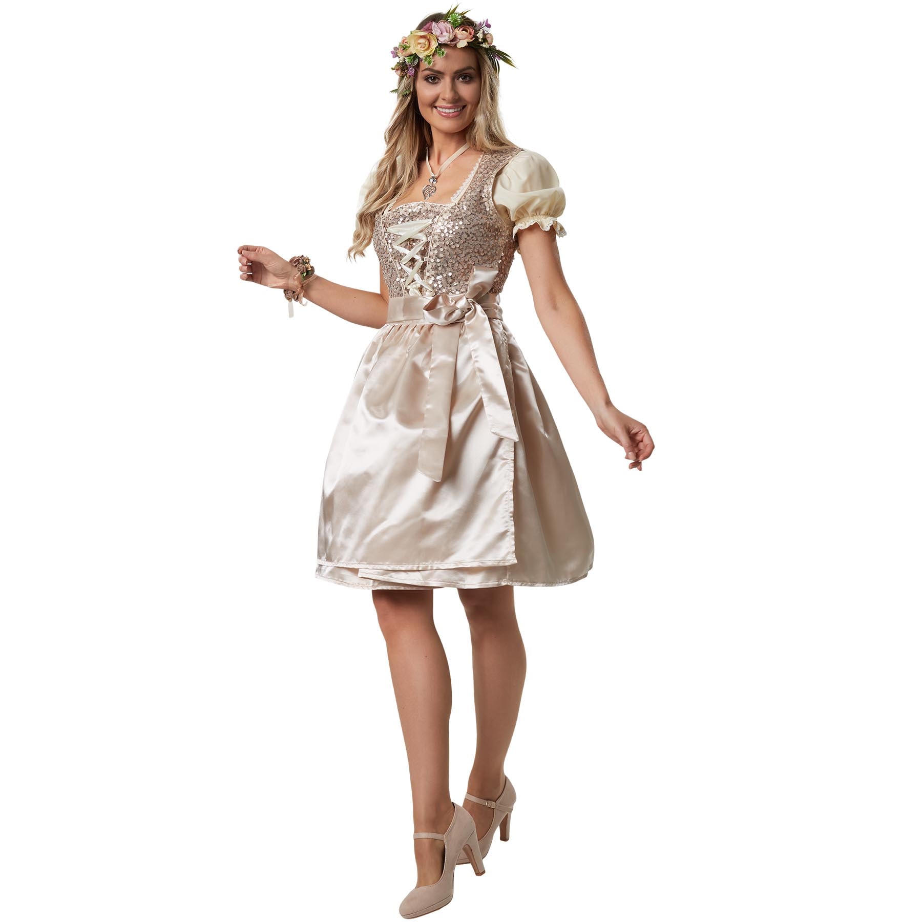 tectake&reg; Frauenkost&uuml;m Mini-Dirndl Burgau Modell 1 