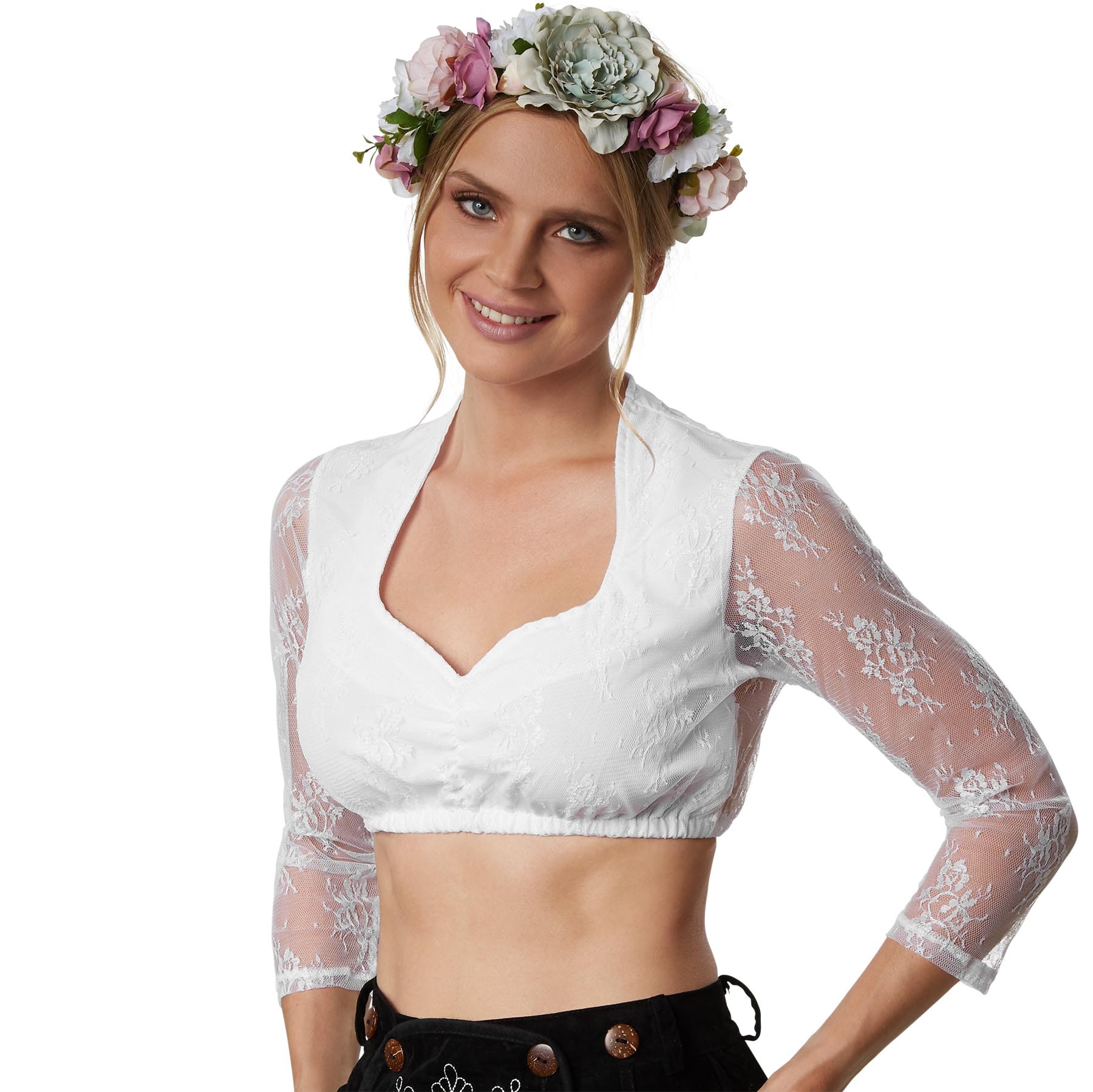 tectake&reg; Dirndlbluse Gretl 