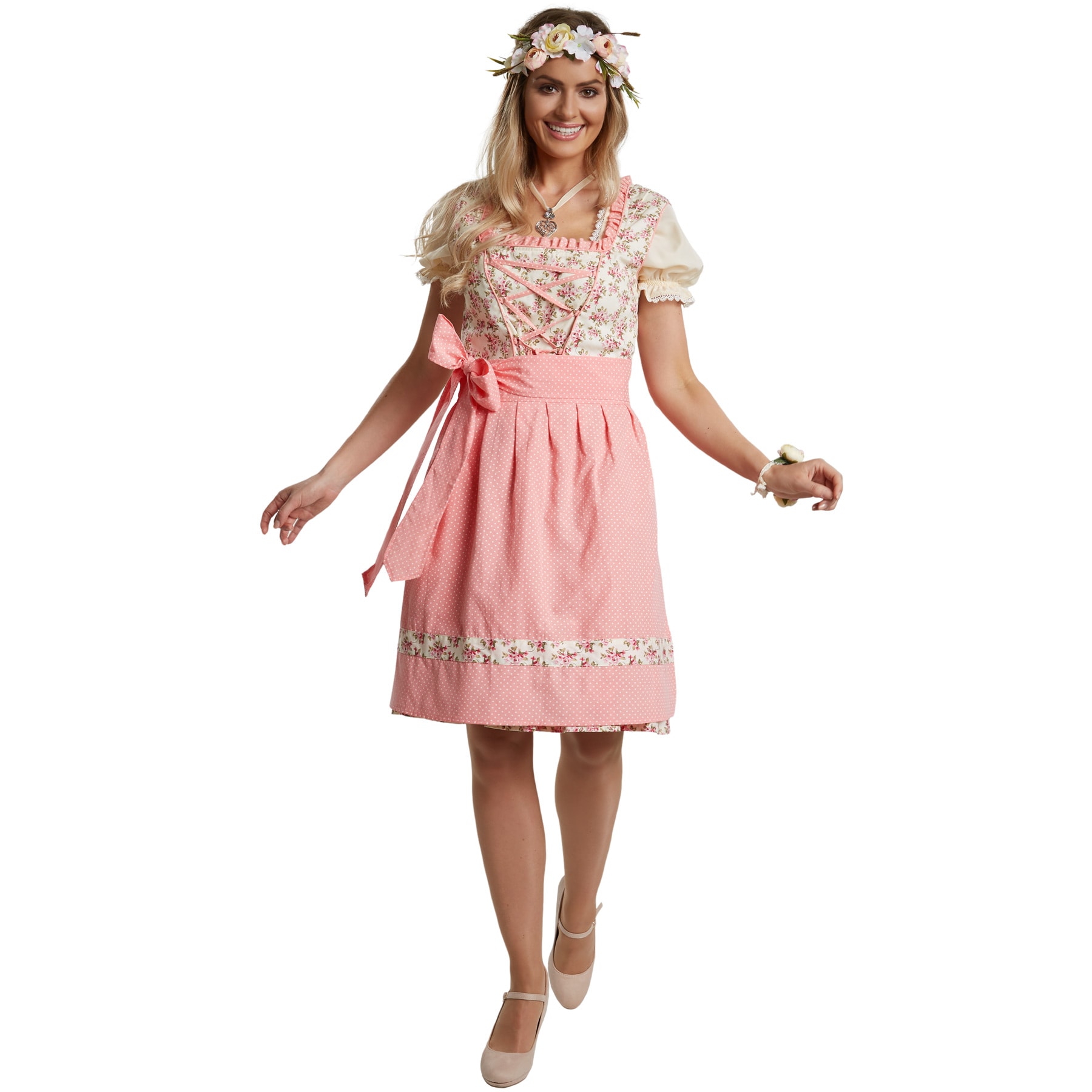 tectake&reg; Frauenkost&uuml;m Mini-Dirndl Herrenchiemsee Modell 2 