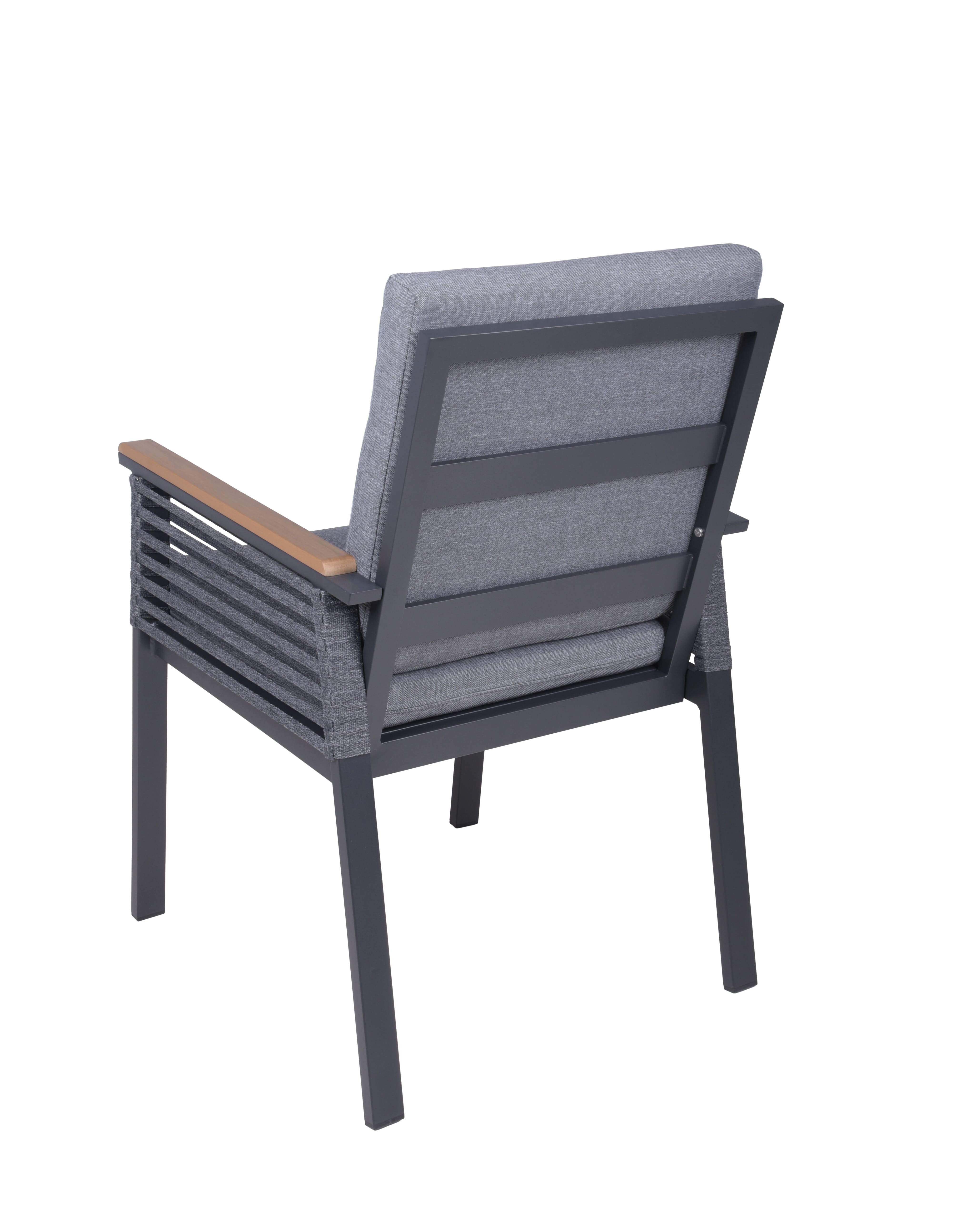 Stuhl DENIA, grau, 2er Set 