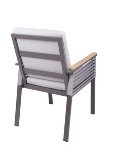 Stuhl DENIA, braun-beige, 2er Set 